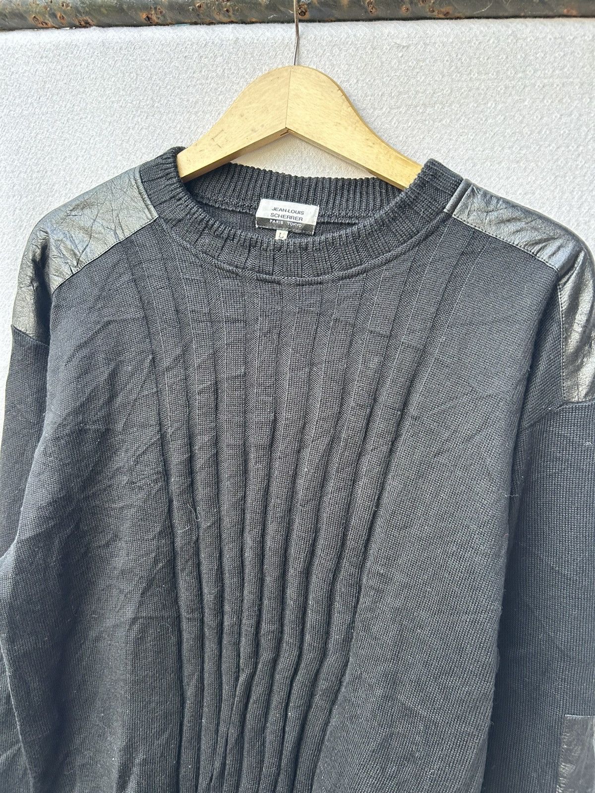 14th Addiction × Japanese Brand Jean-Louis Scherred Japanese Knit Leather Archived Style Size US L / EU 52-54 / 3 - 4 Thumbnail