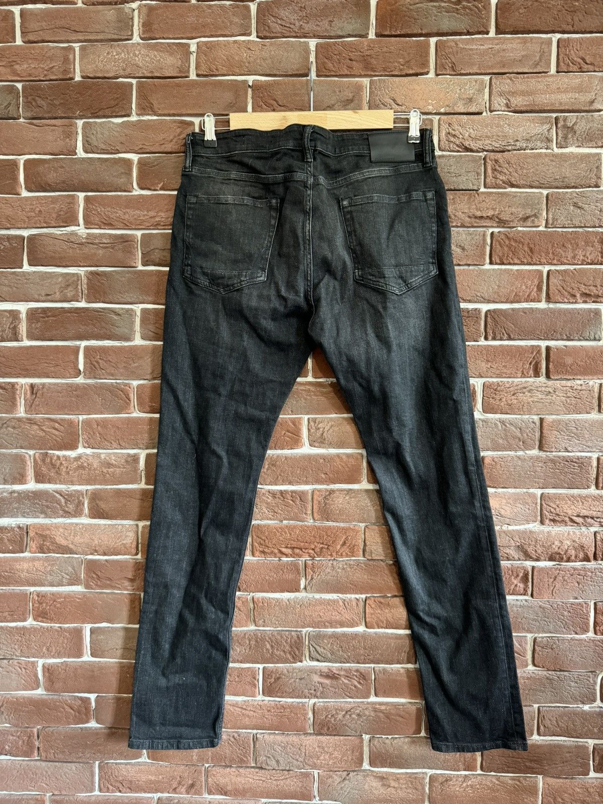 Allsaints Rare Allsaints Cigarette Washed Black Denim Pants 34 Hype g Size US 34 / EU 50 - 2 Thumbnail