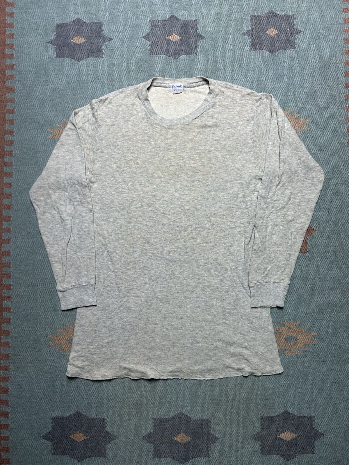 Vintage Vintage Duofold base shirt 2 layer cotton lined large tall Size US L / EU 52-54 / 3 - 1 Thumbnail
