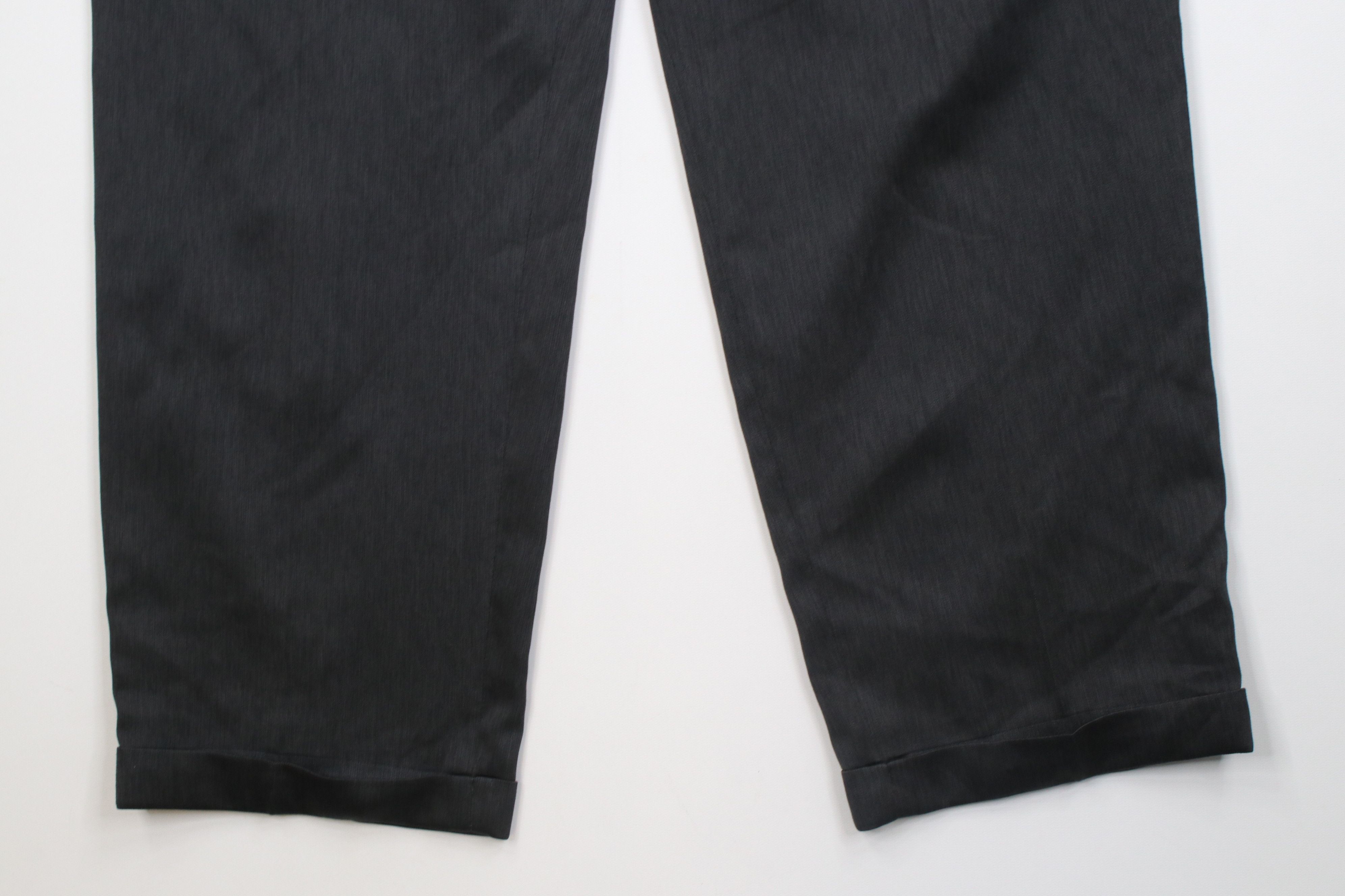 Vintage Vintage 90s Streetwear Wide Leg Chino Pants Charcoal Gray Size US 36 / EU 52 - 4 Thumbnail