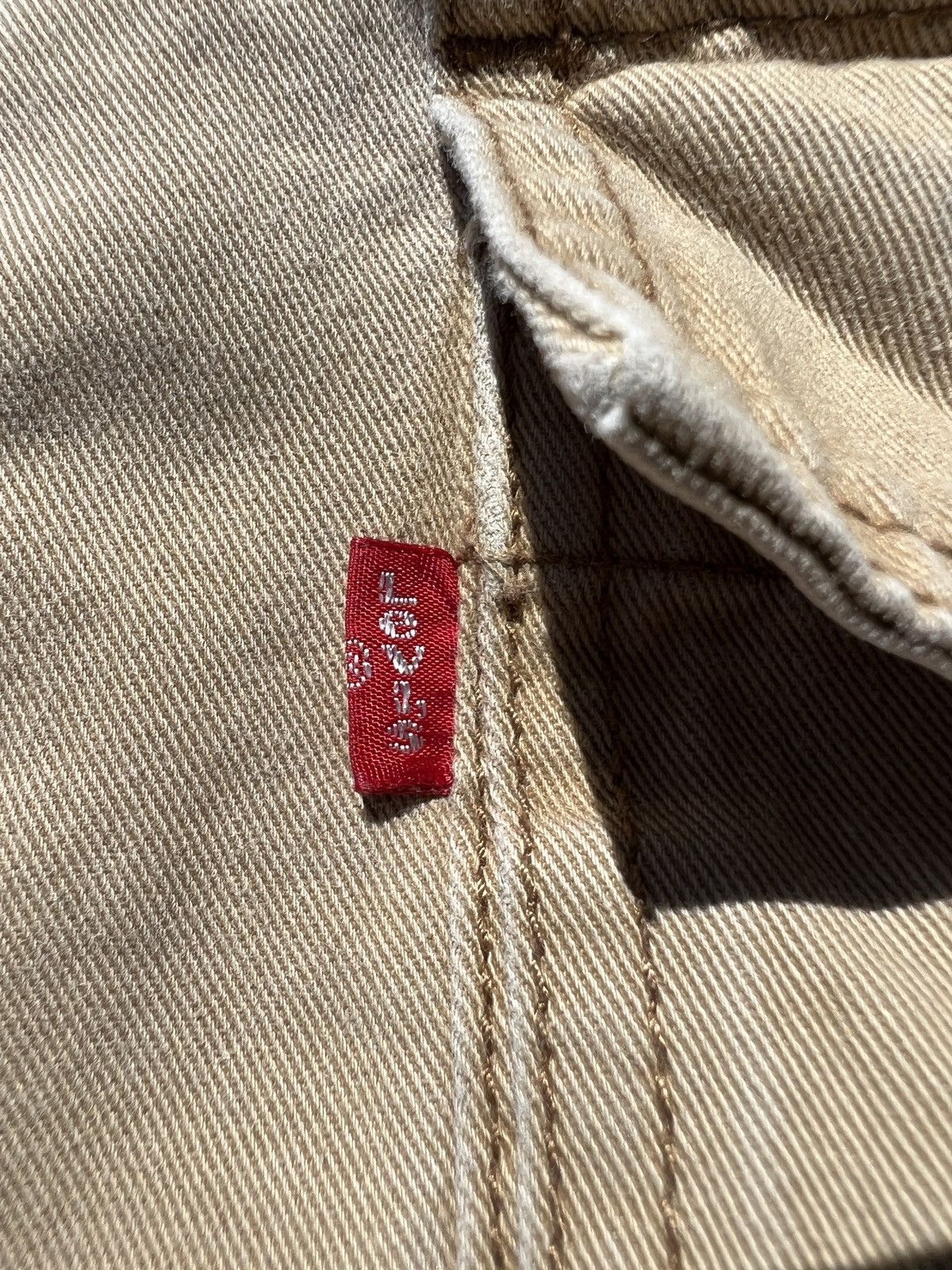 Levi's × Vintage Vintage Y2K Levi’s Baggy Cargo Khaki Pants Size US 38 / EU 54 - 11 Thumbnail