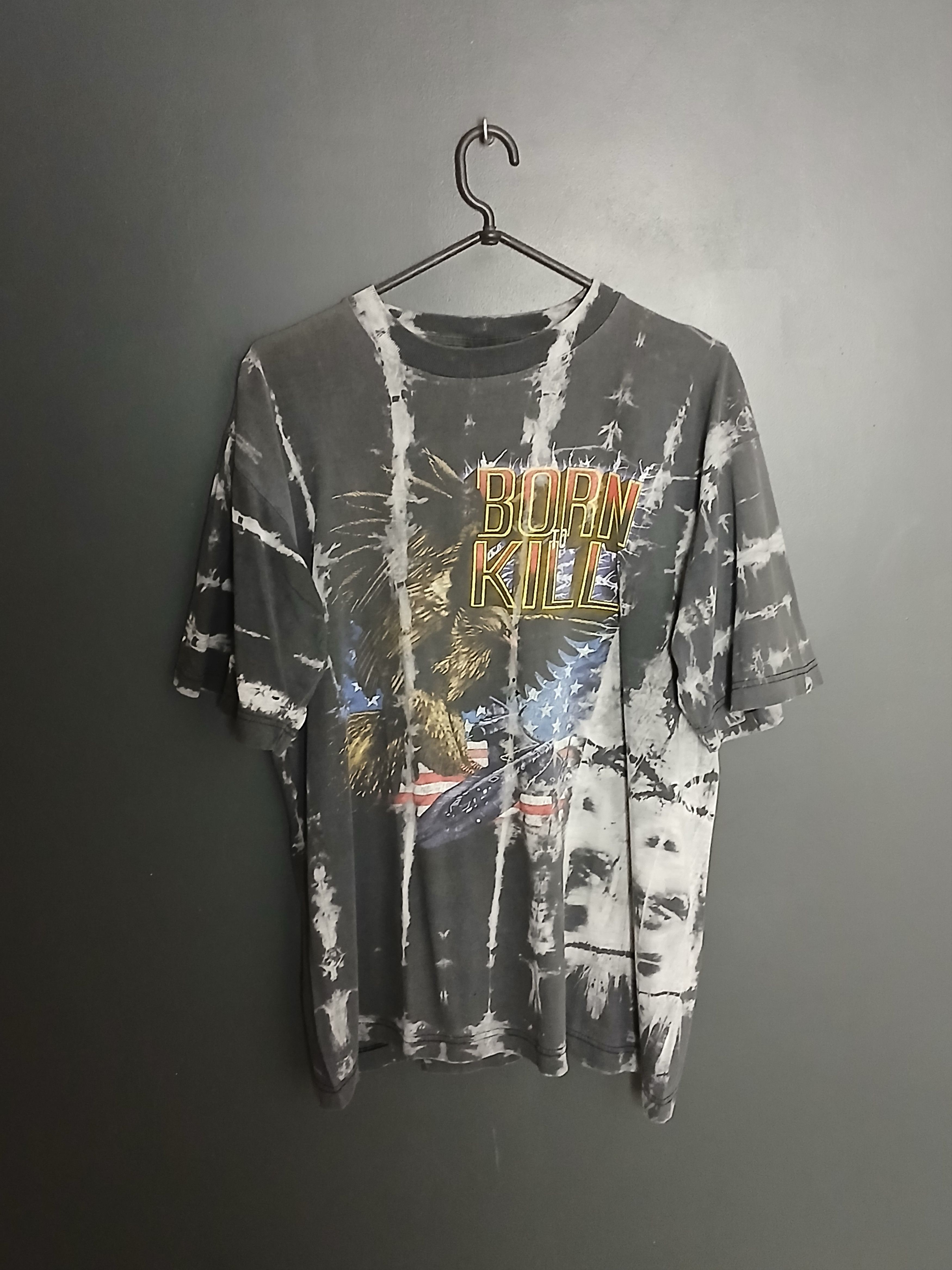 Vintage Vintage USA Air Force Born To Kill T-Shirt Size US XL / EU 56 / 4 - 1 Thumbnail