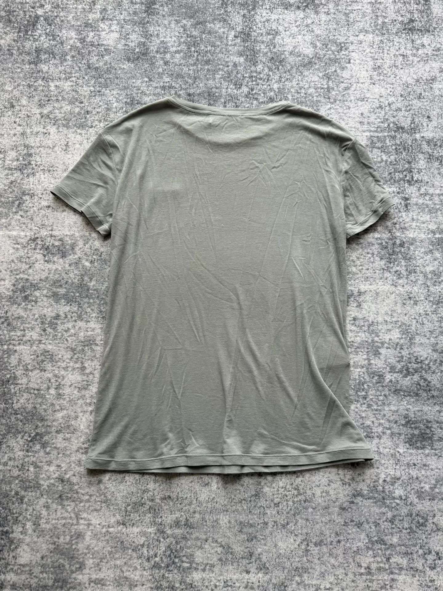 Miu Miu Miu Miu Grey thin slogan short-sleeve| Size S / US 4 / IT 40 - 2 Thumbnail