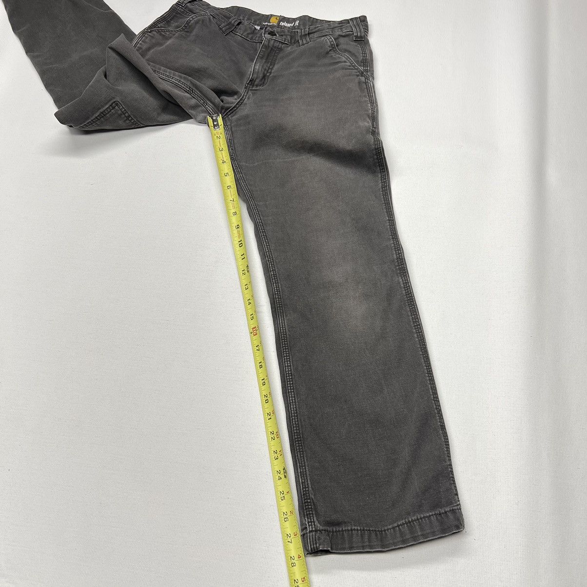 Carhartt Carhartt Pants Grey Relaxed Fit Carpenter Workwear Baggy Size US 30 / EU 46 - 17 Thumbnail