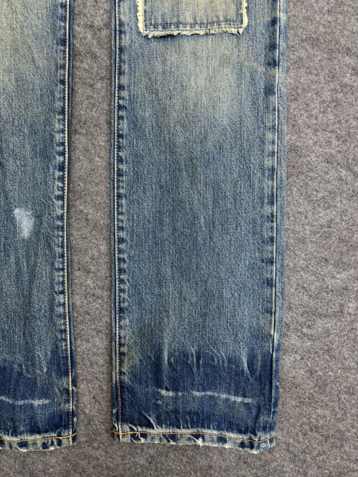 PPFM 💥PPFM Patchwork💥Archival Patchwork Distressed Denim F595 Size US 33 - 7 Thumbnail