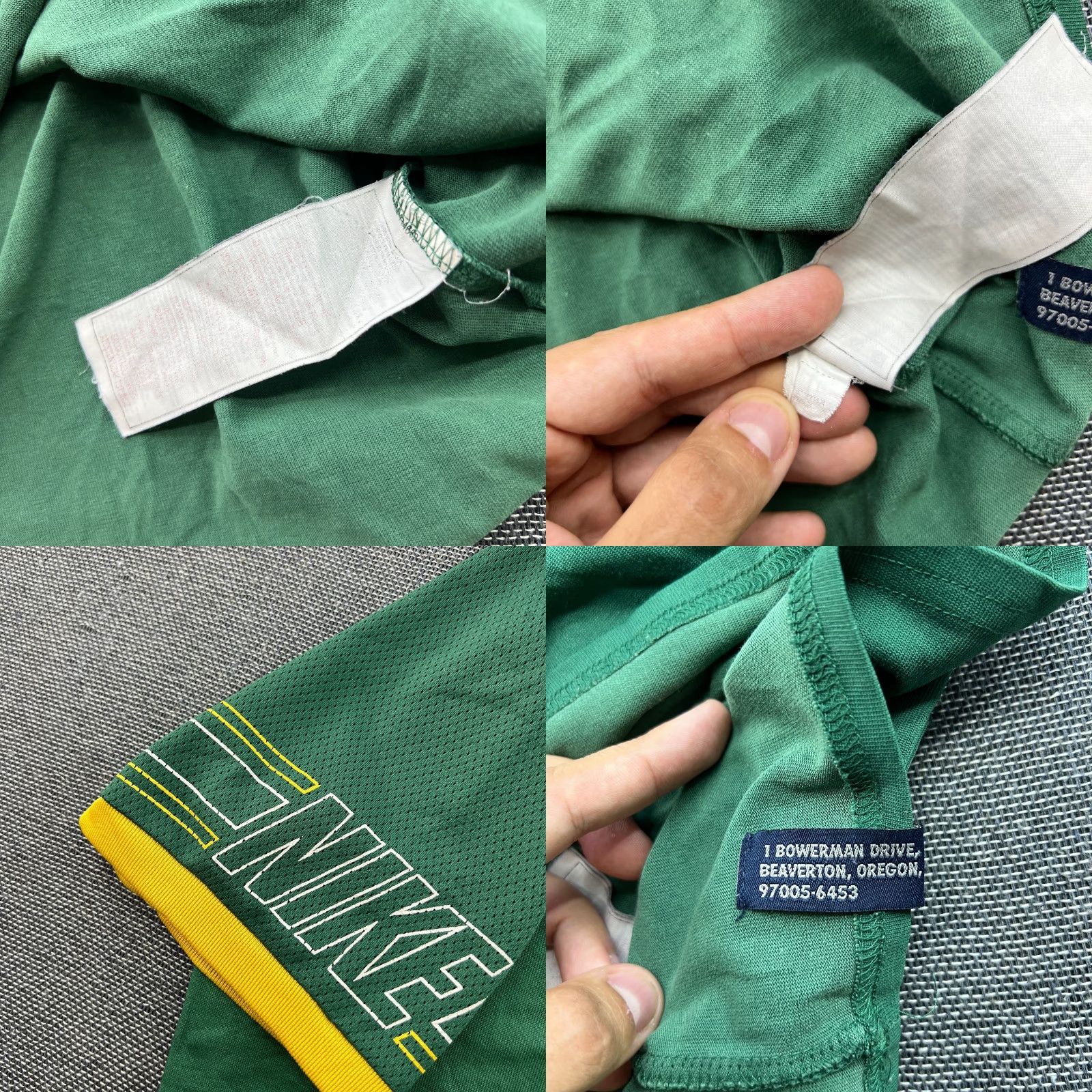 Nike Nike CORTEZ Vintage Shirt Mens M Green COR72Z Jersey Large Size US M / EU 48-50 / 2 - 8 Thumbnail