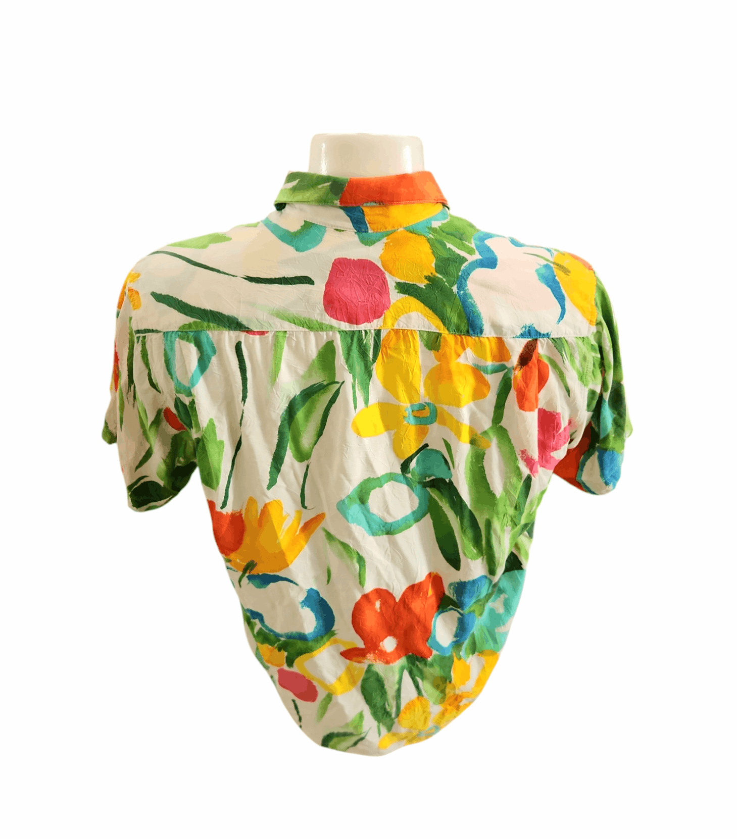 Jams World × Vintage JAMS World Vintage Shirt Men's Hawaiian Aloha Floral Button Size US S / EU 44-46 / 1 - 5 Thumbnail