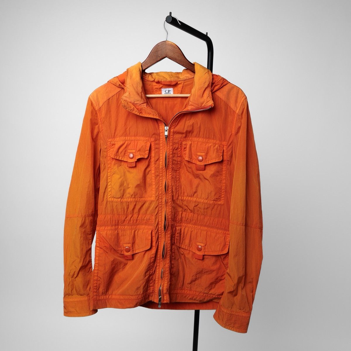 C.P. Company CP Company Goggle Jacket Mens Rare Nylon Orange Hooded Lens Size US M / EU 48-50 / 2 - 3 Thumbnail