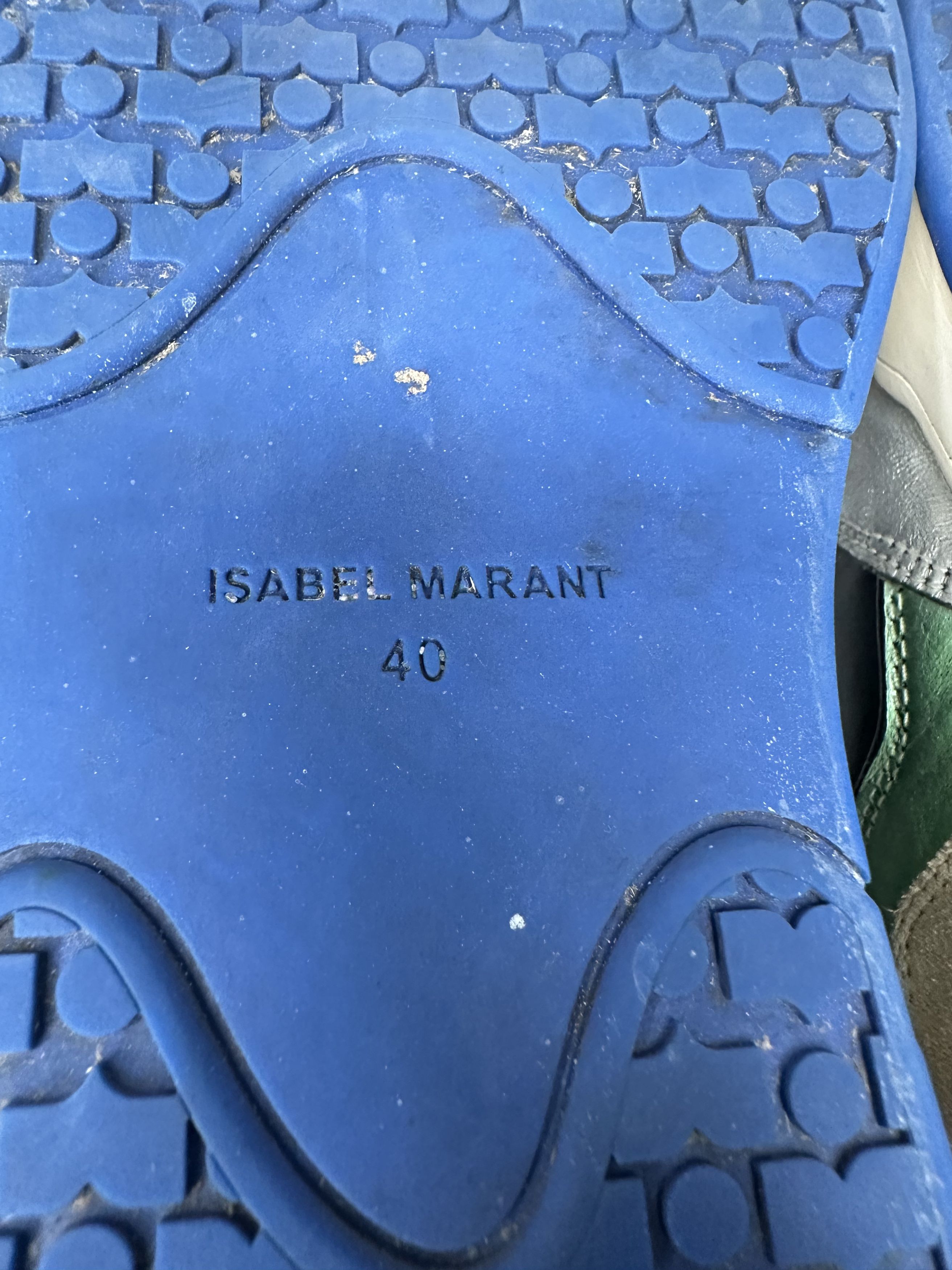 Isabel Marant Isabel Marant Bresse Metallic Colorblock Leather Sneakers. Size US 7 / EU 40 - 10 Thumbnail