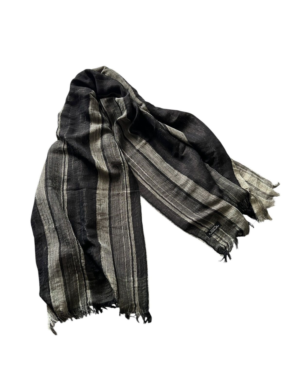 Issey Miyake 1980s Issey Miyake Permanente Big Scarf/ Muffler Size ONE SIZE - 2 Thumbnail