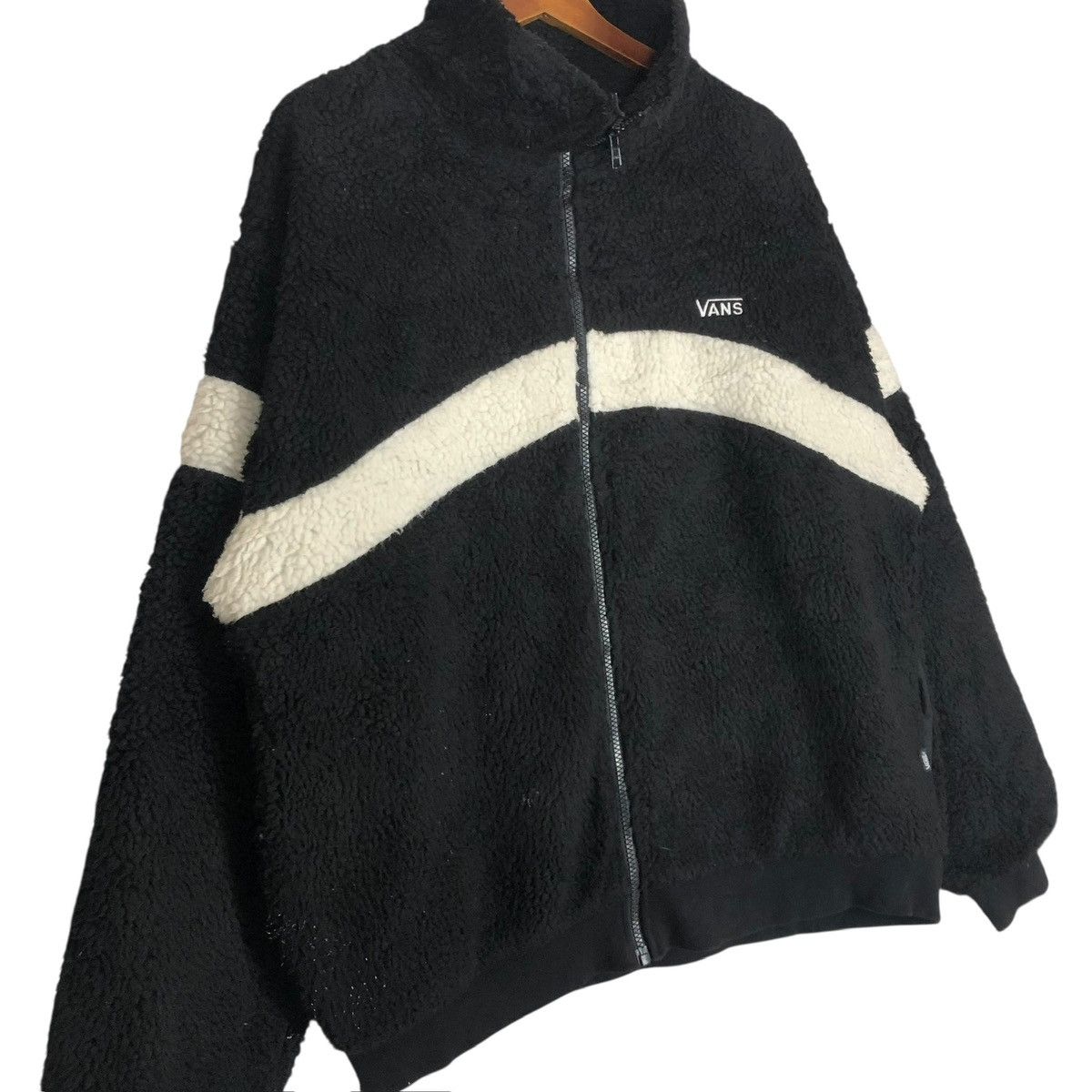 Vans Vintage Vans Fleece Sherpa Jacket: Full Zip Streetwear Size US L / EU 52-54 / 3 - 2 Thumbnail