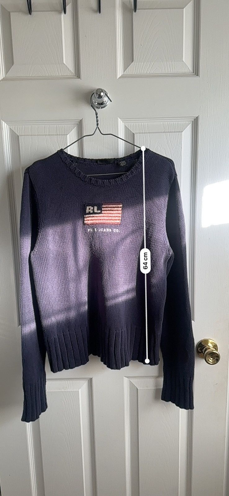 Polo Ralph Lauren RL Flag Sweater Size L / US 10 / IT 46 - 6 Thumbnail