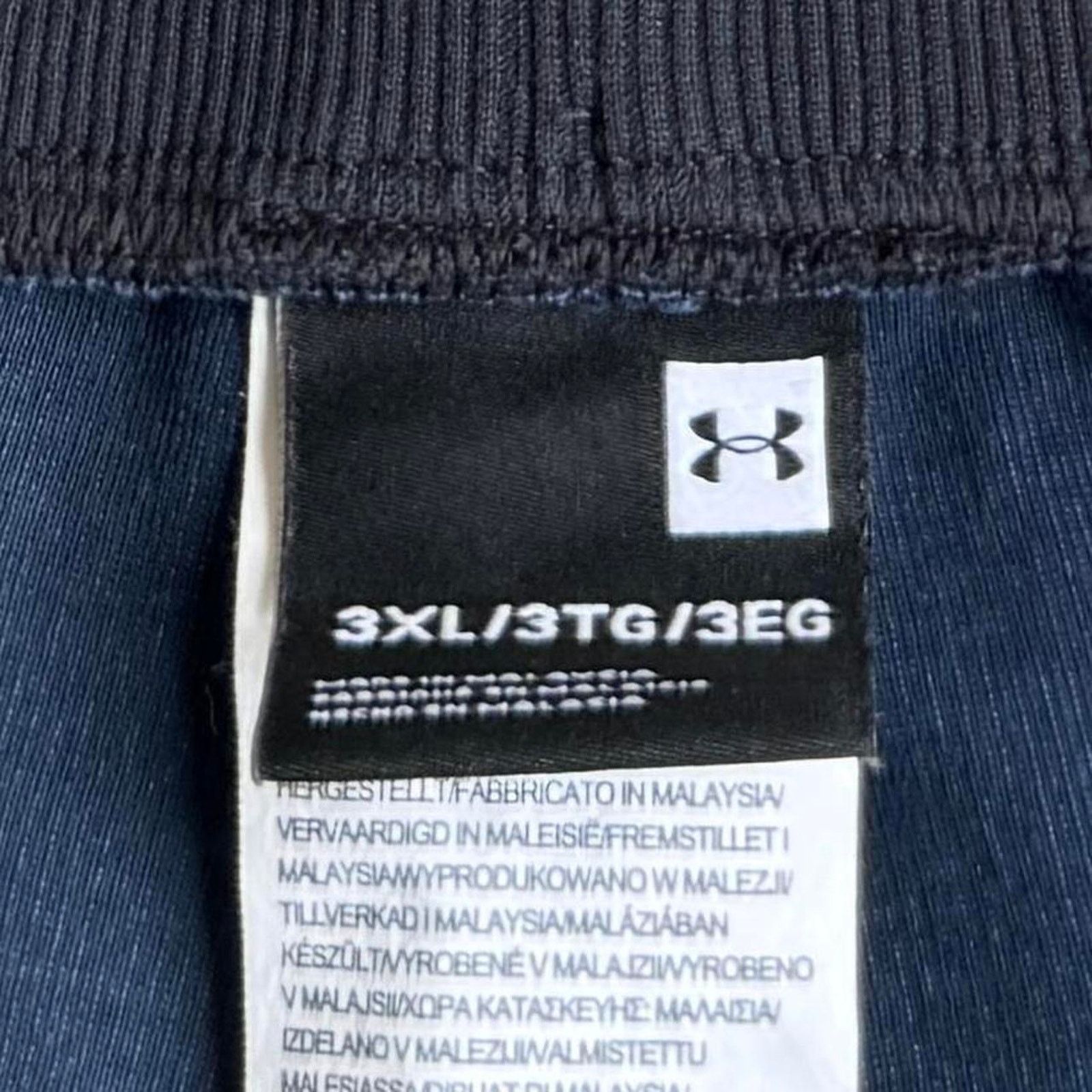 Under Armour × Vintage Vintage Y2K Under Armour Baggy Blue Baggy Jogger Sweatpants Size US 42 / EU 58 - 3 Thumbnail