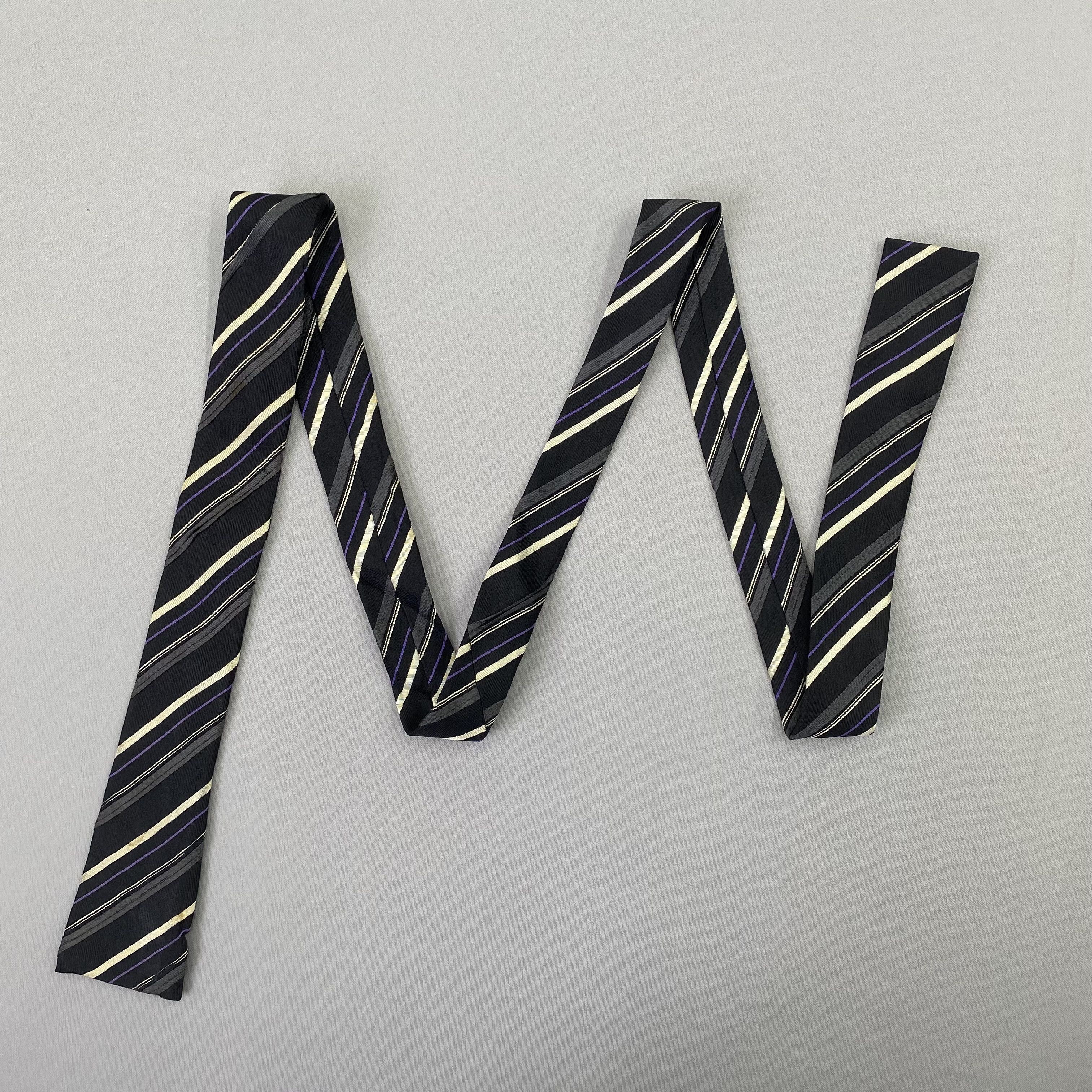 Katharine Hamnett London Vintage Katharine Hamnett SILK Necktie Cravate Pure Silk Size ONE SIZE - 5 Thumbnail