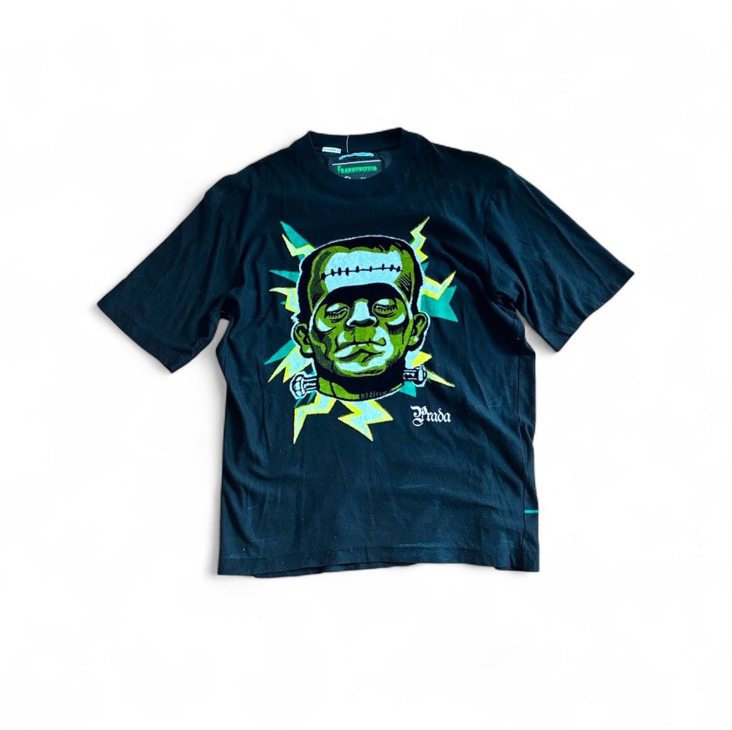 Prada × Universal Studios Prada x Frankenshtein tee t-shirt embroidered logo F/W19 Size US S / EU 44-46 / 1 - 1 Thumbnail