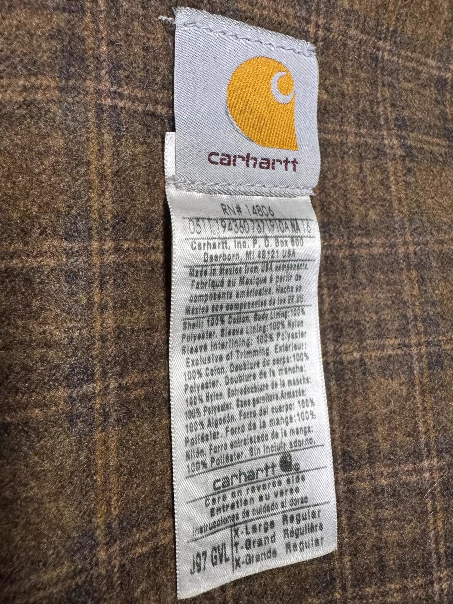 Carhartt Vintage Carhartt J97 GVL Gray Detroit Jacket XL Size US XL / EU 56 / 4 - 9 Thumbnail