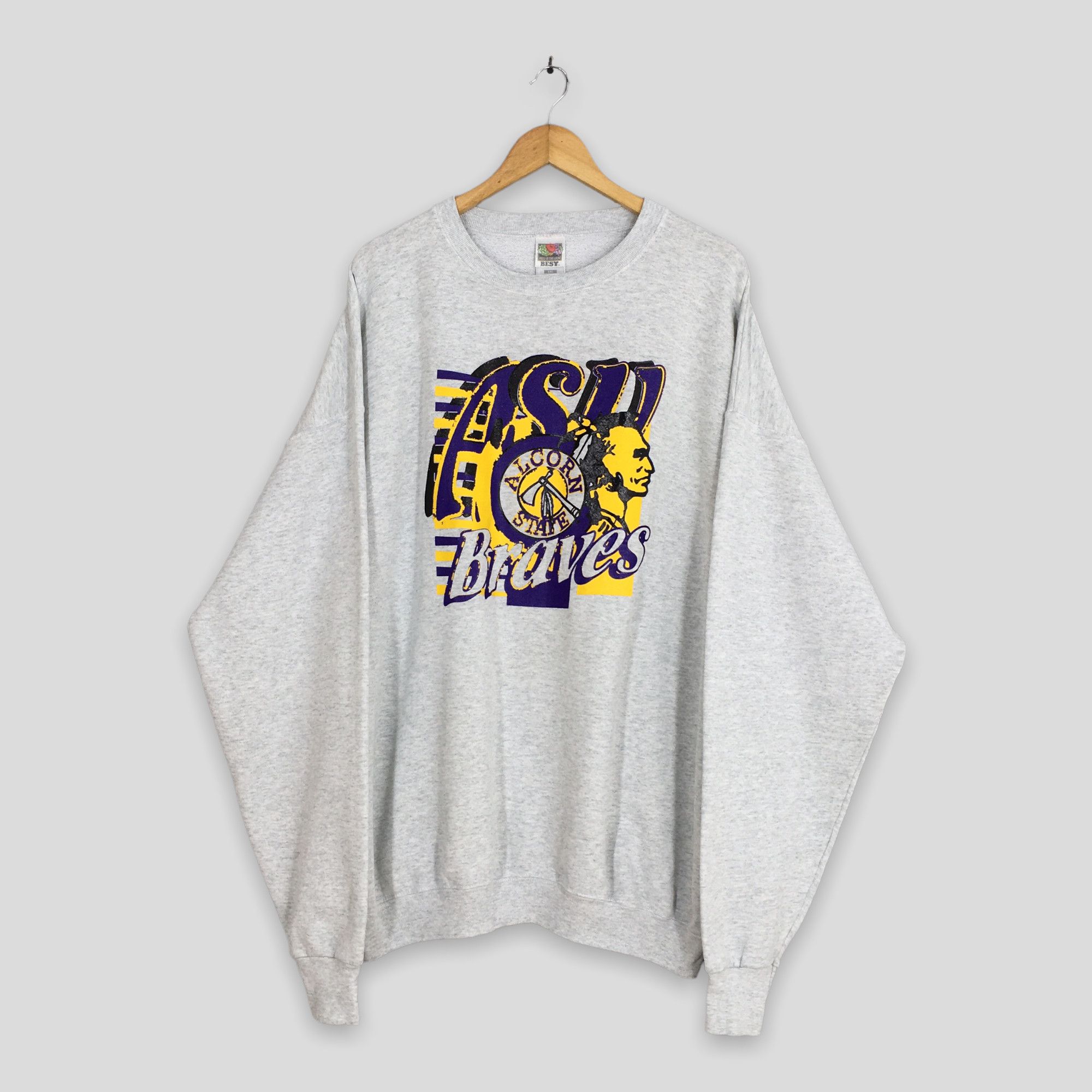 Fruit Of The Loom Vintage 90s NCAA Sweatshirt XXLarge Size US XXL / EU 58 / 5 - 1 Thumbnail