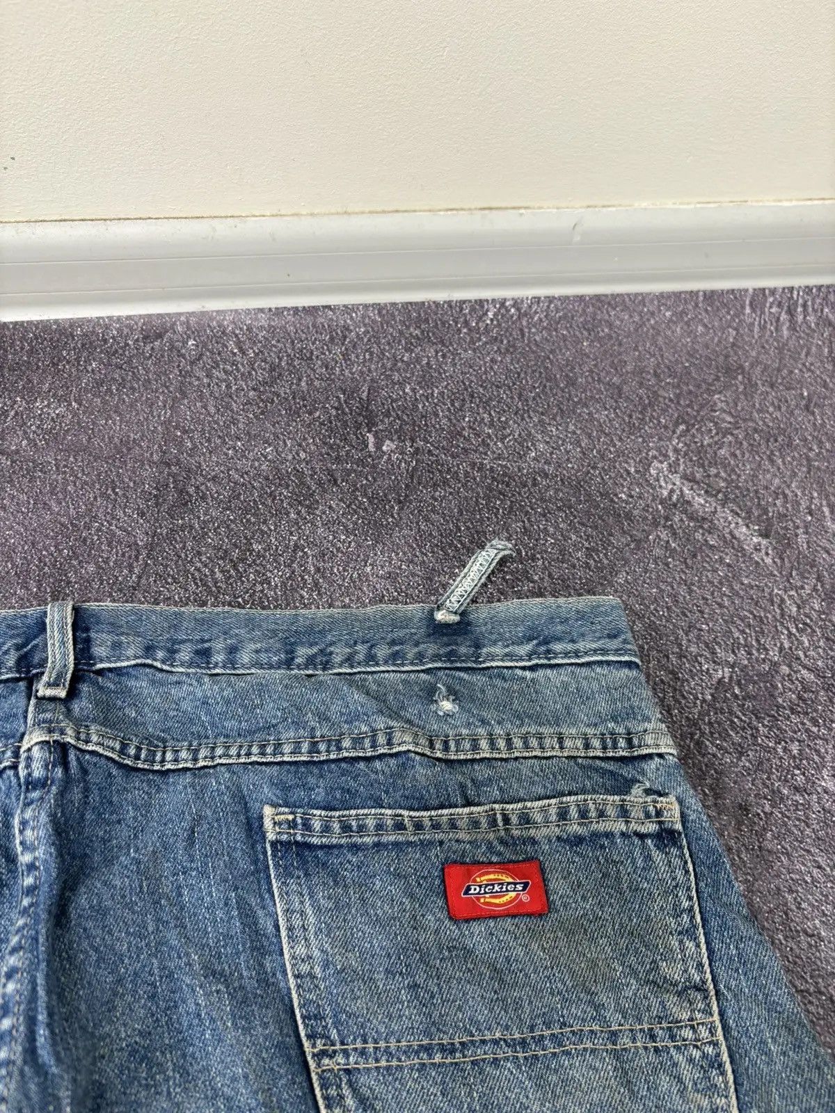 Dickies × Vintage Vintage Dickies Double Knee USA Work Hype Blue Denim Jeans Size US 42 / EU 58 - 5 Thumbnail