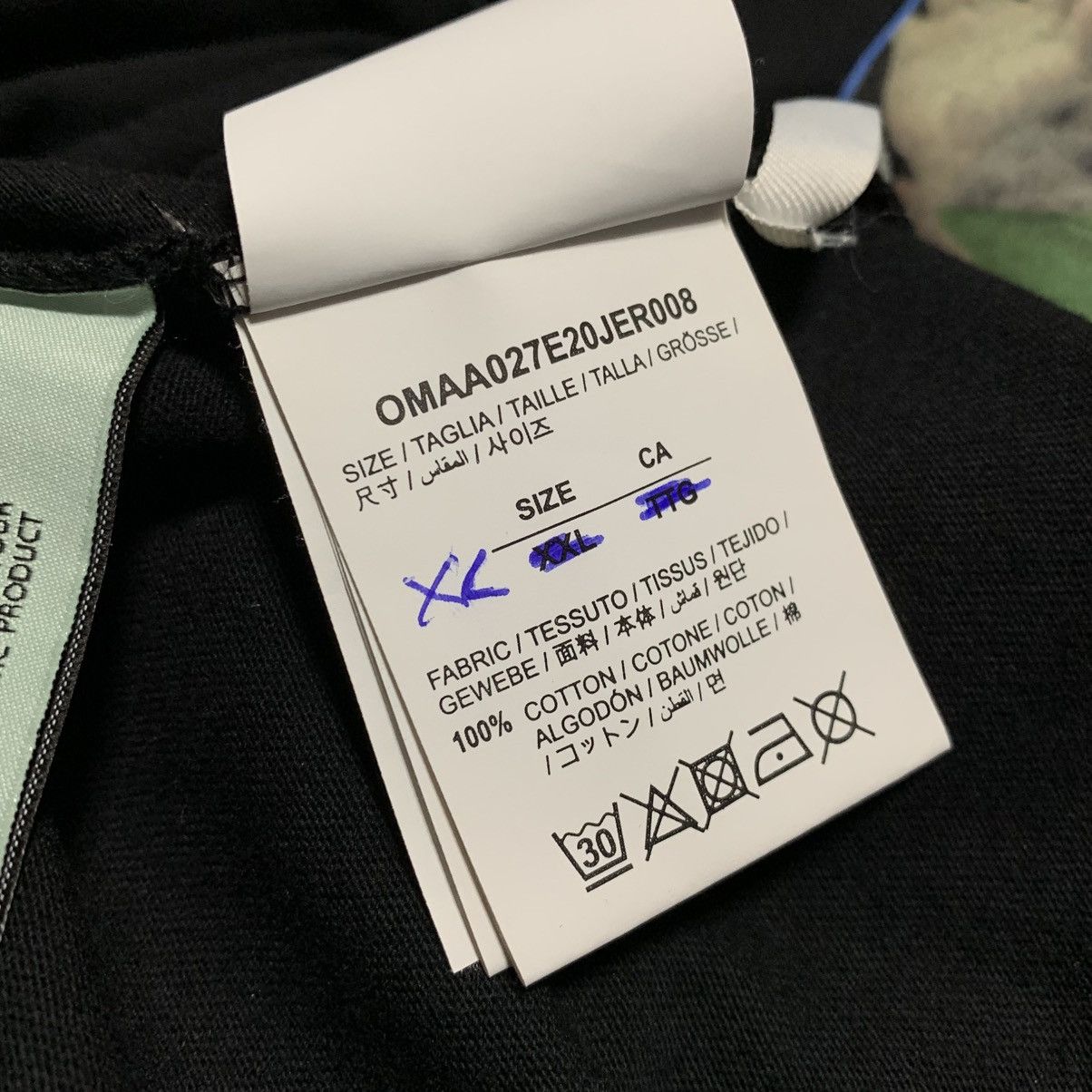 Off-White Off White XL Caravaggio Arrows Graphic Black Tee Virgil Size US XL / EU 56 / 4 - 8 Thumbnail