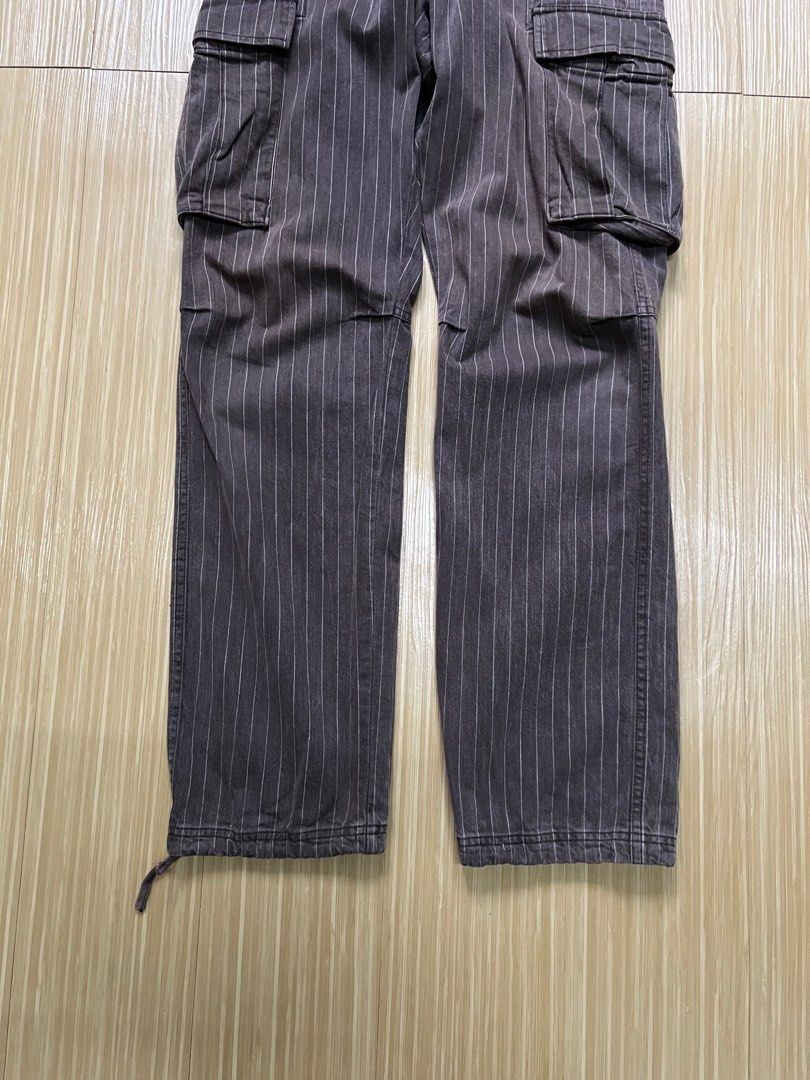 Japanese Brand United Arrows Striped Tactical Multipocket Parachute Cargo Size US 29 - 4 Thumbnail