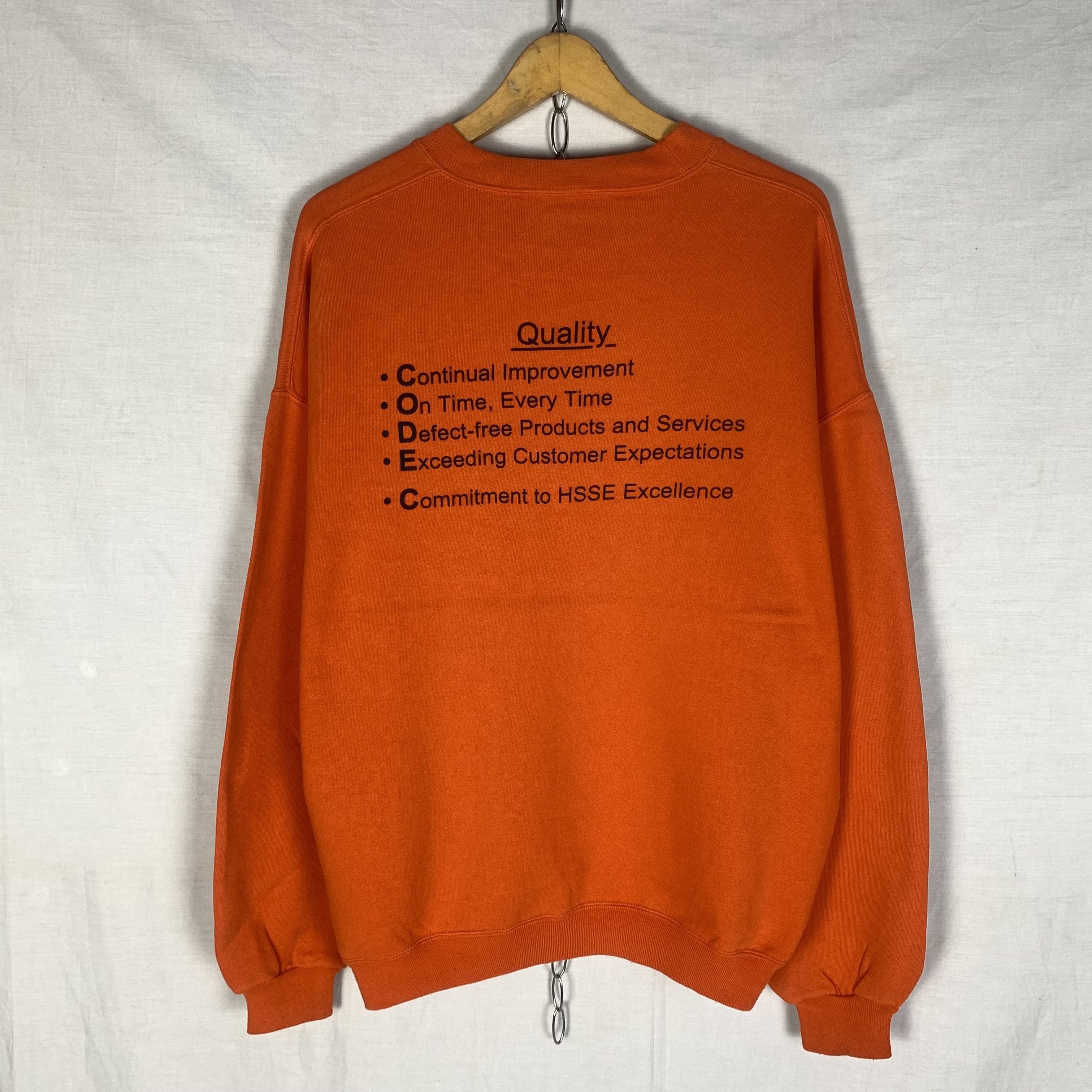 Gear for Sports Vintage Castrol Codec Orange Sweatshirt Crewneck Size US XL / EU 56 / 4 - 1 Thumbnail