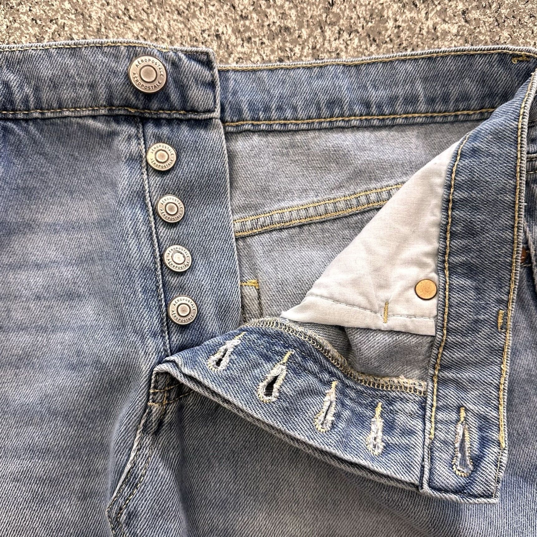 Vintage Aéropostale Skirt Womens 8 Denim High Rise Mini Blue Casual Shorts? Size 30" / US 8 / IT 44 - 5 Thumbnail