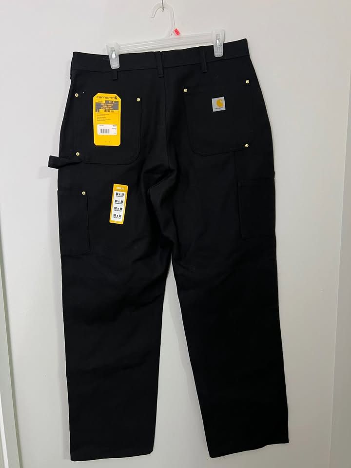 Carhartt NWT Carhartt Double-knee Black Carpenter Work Pants Size US 36 / EU 52 - 2 Thumbnail