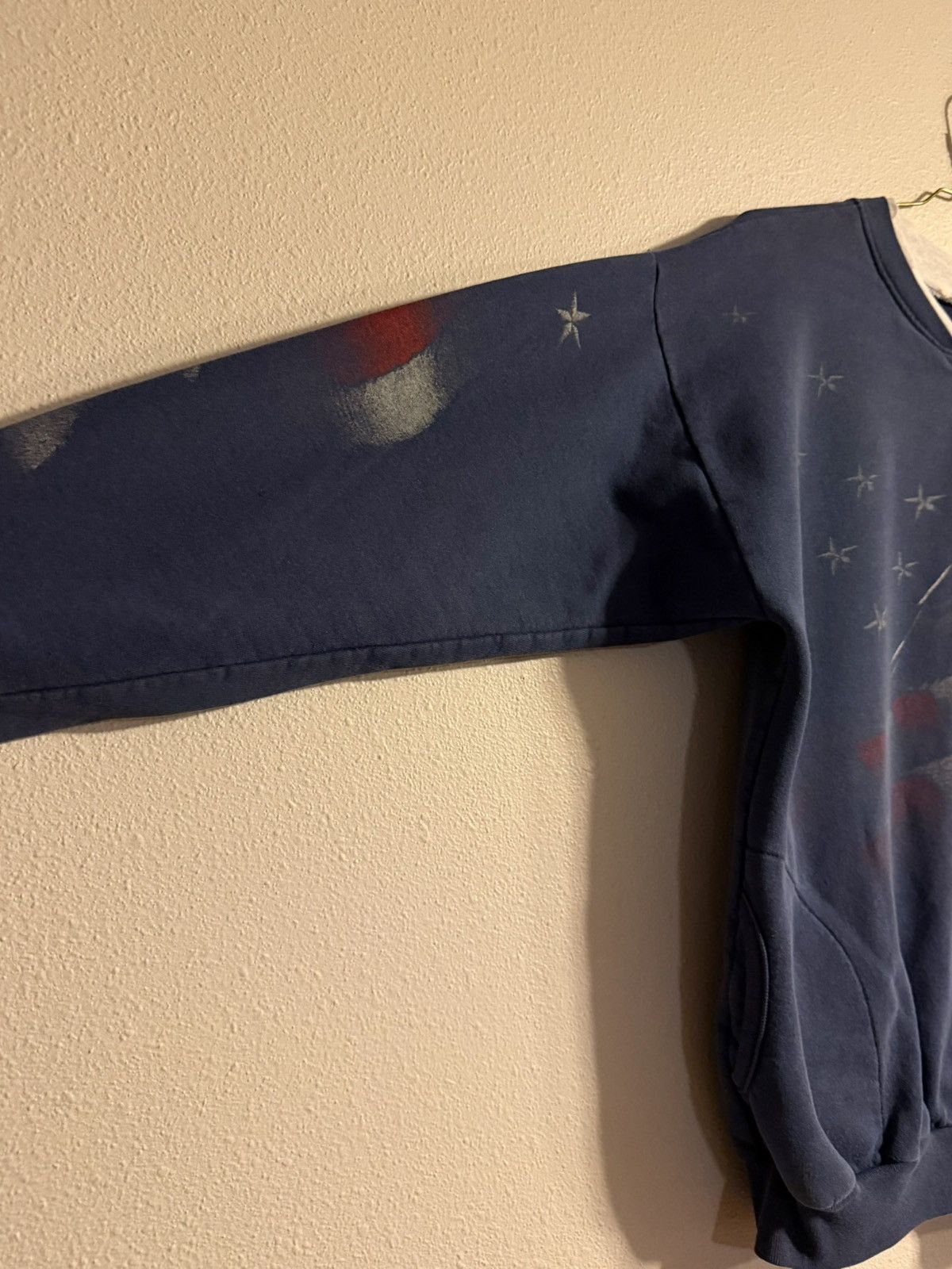 Vintage 90s bald eagle American flag AOP nature crewneck sweatshirt Size US L / EU 52-54 / 3 - 6 Thumbnail
