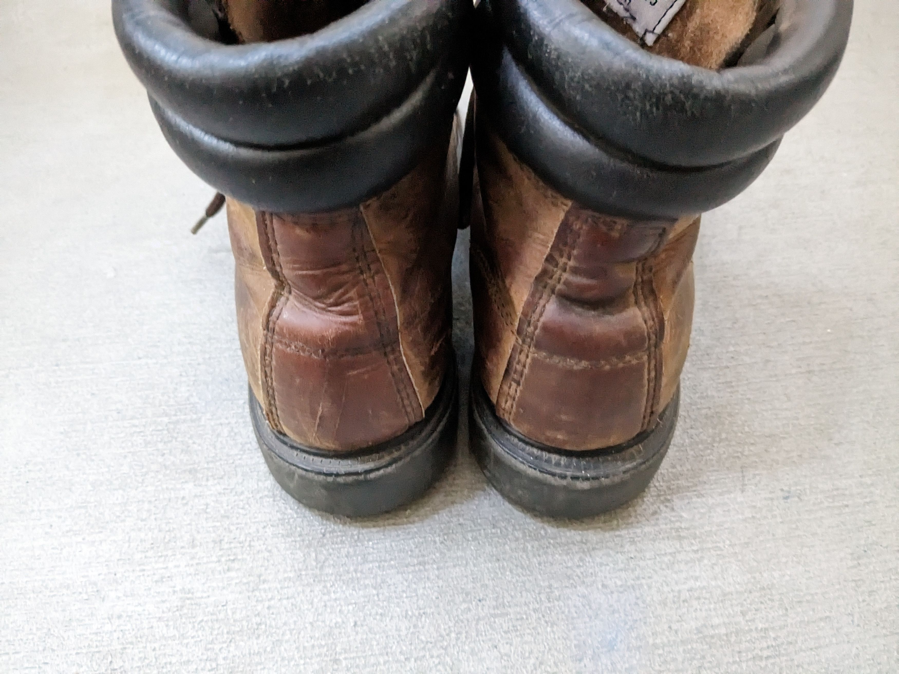 Red Wing × Vintage Vintage Red Wings Work Boots 6 D Combat Brown Leather Size US 6 / EU 39 - 12 Thumbnail