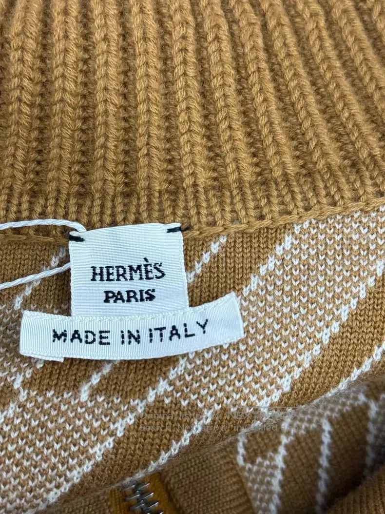 Hermes Hermes Golden Brown Two-Sided Wool Jacket, Wearable on Bot Size XS / US 0-2 / IT 36-38 - 4 Thumbnail