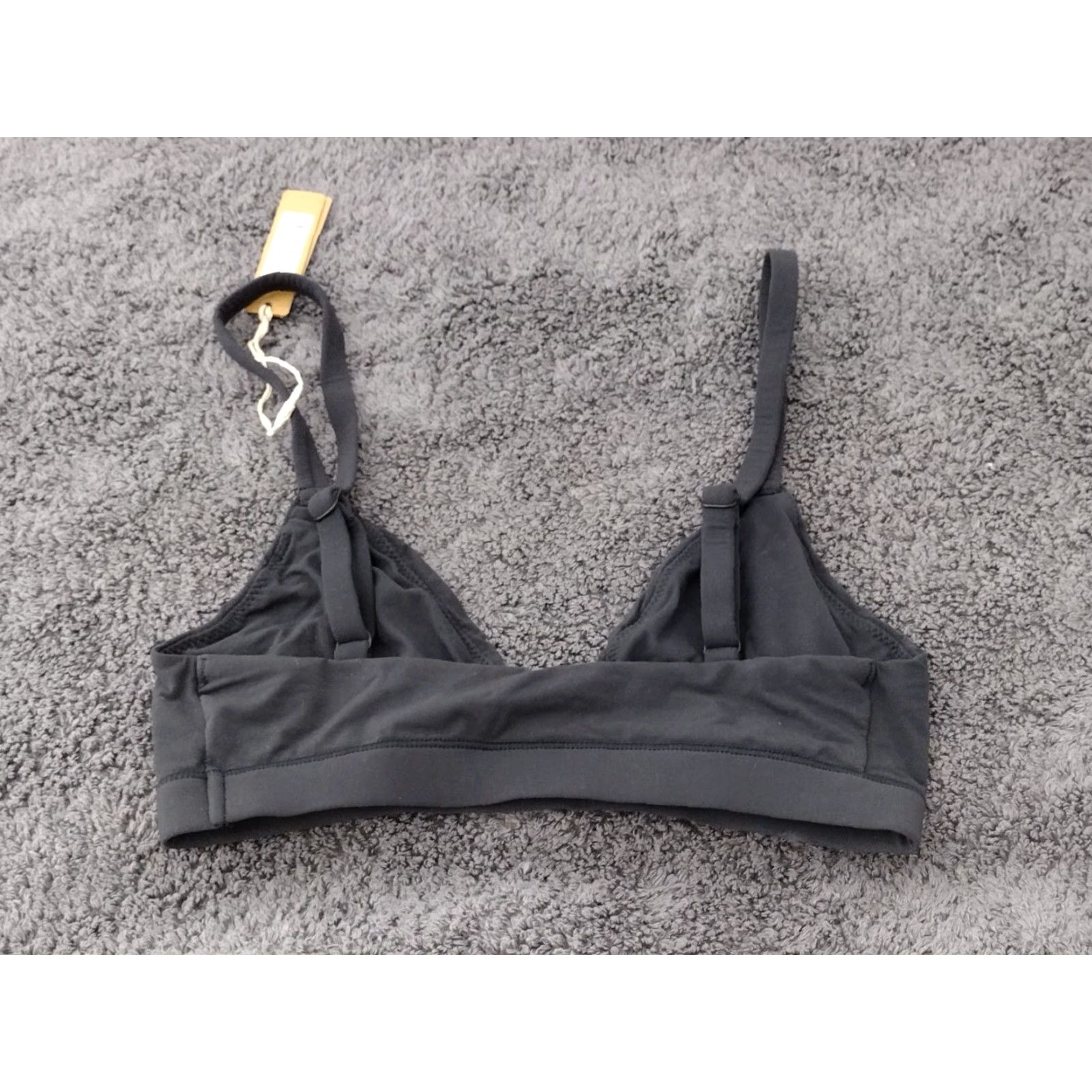 SKIMS SKIMS Bra Women's Fits Everybody Triangle Bralette Onyx XXS BR-TRI-2024 Size ONE SIZE - 2 Thumbnail