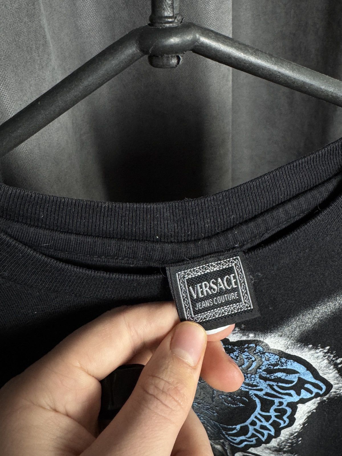 Designer × Versace Vintage Versace Big Logo T Shirt Size US S / EU 44-46 / 1 - 3 Thumbnail