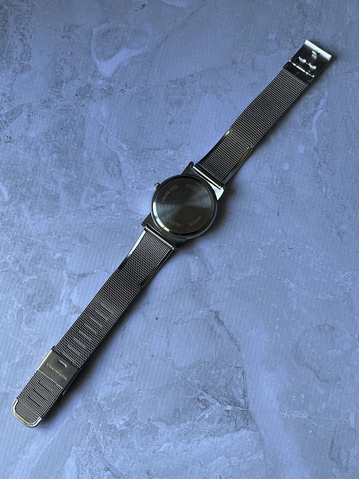 Jewelry × Vintage Sexy Girl Watch with Bold Dial and Mesh Bracelet Size ONE SIZE - 9 Thumbnail