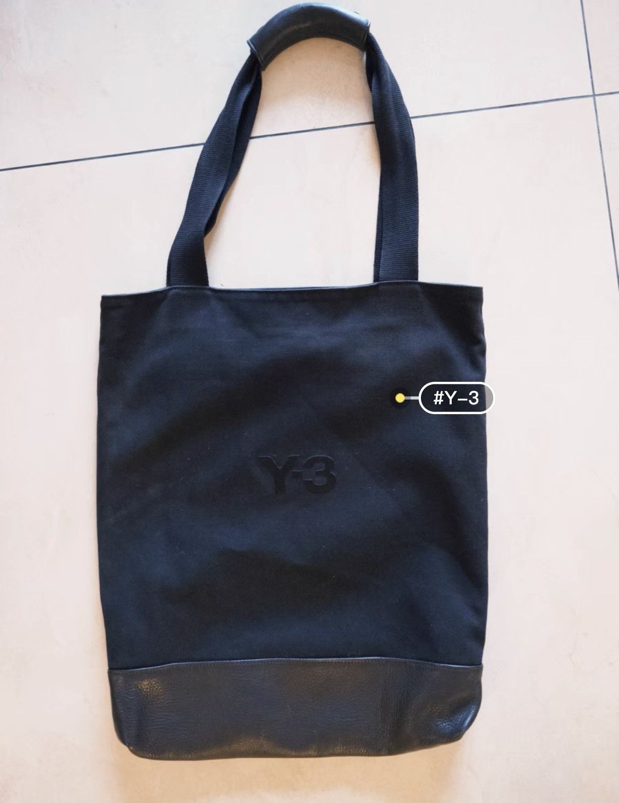Y-3 Y-3 Black Tote Bag K21 Size ONE SIZE - 1 Thumbnail