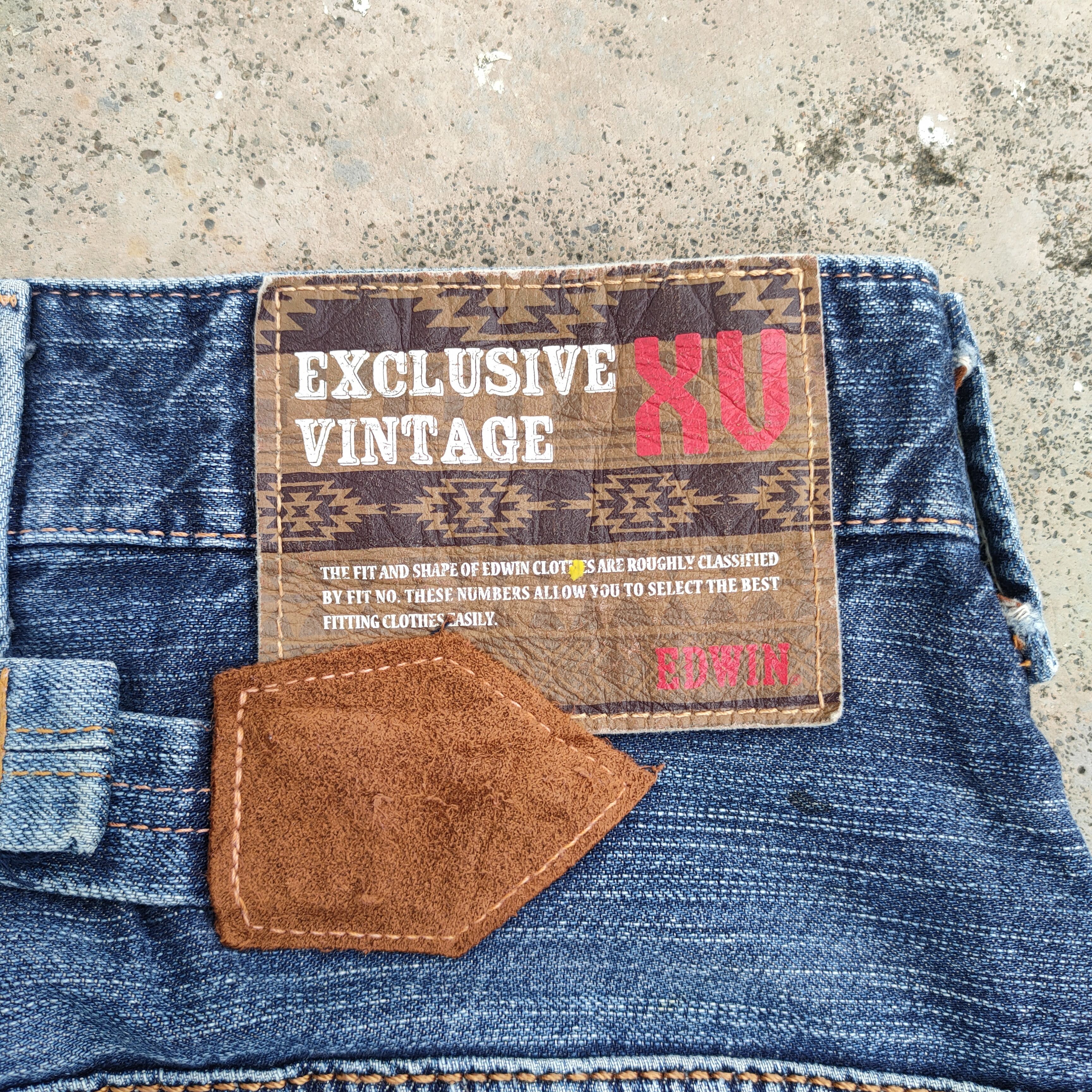Edwin VINTAGE EDWIN FADED RIPPED DENIM JEANS PANTS Size US 34 / EU 50 - 11 Thumbnail