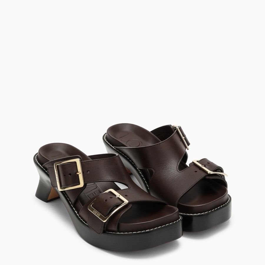 o1d2blof0824 Heel Slide Leather in Brown