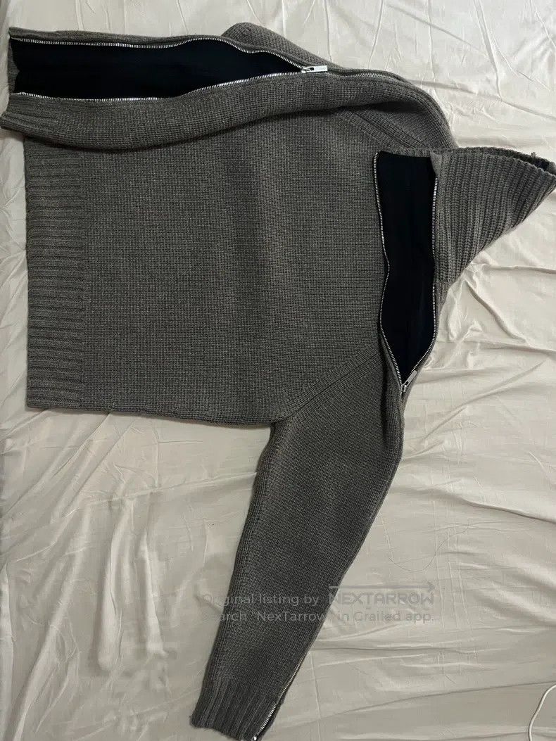 Helmut Lang Helmut Lang High-Neck Zip-Up Sweater Size US M / EU 48-50 / 2 - 2 Thumbnail
