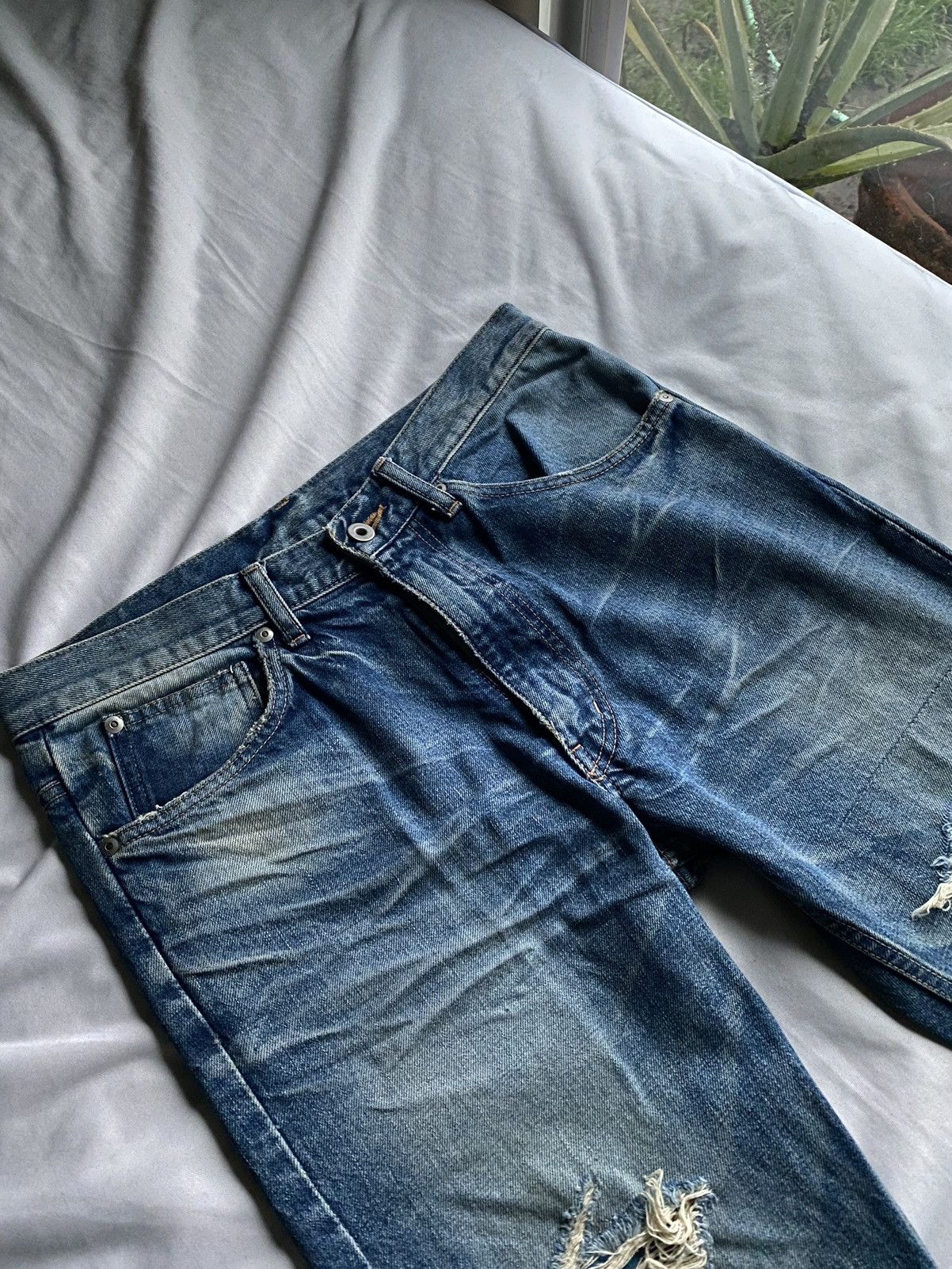 Isamu Katayama Backlash Isamu katayama backlash Cow Leather Patch Denim Size US 32 / EU 48 - 3 Thumbnail