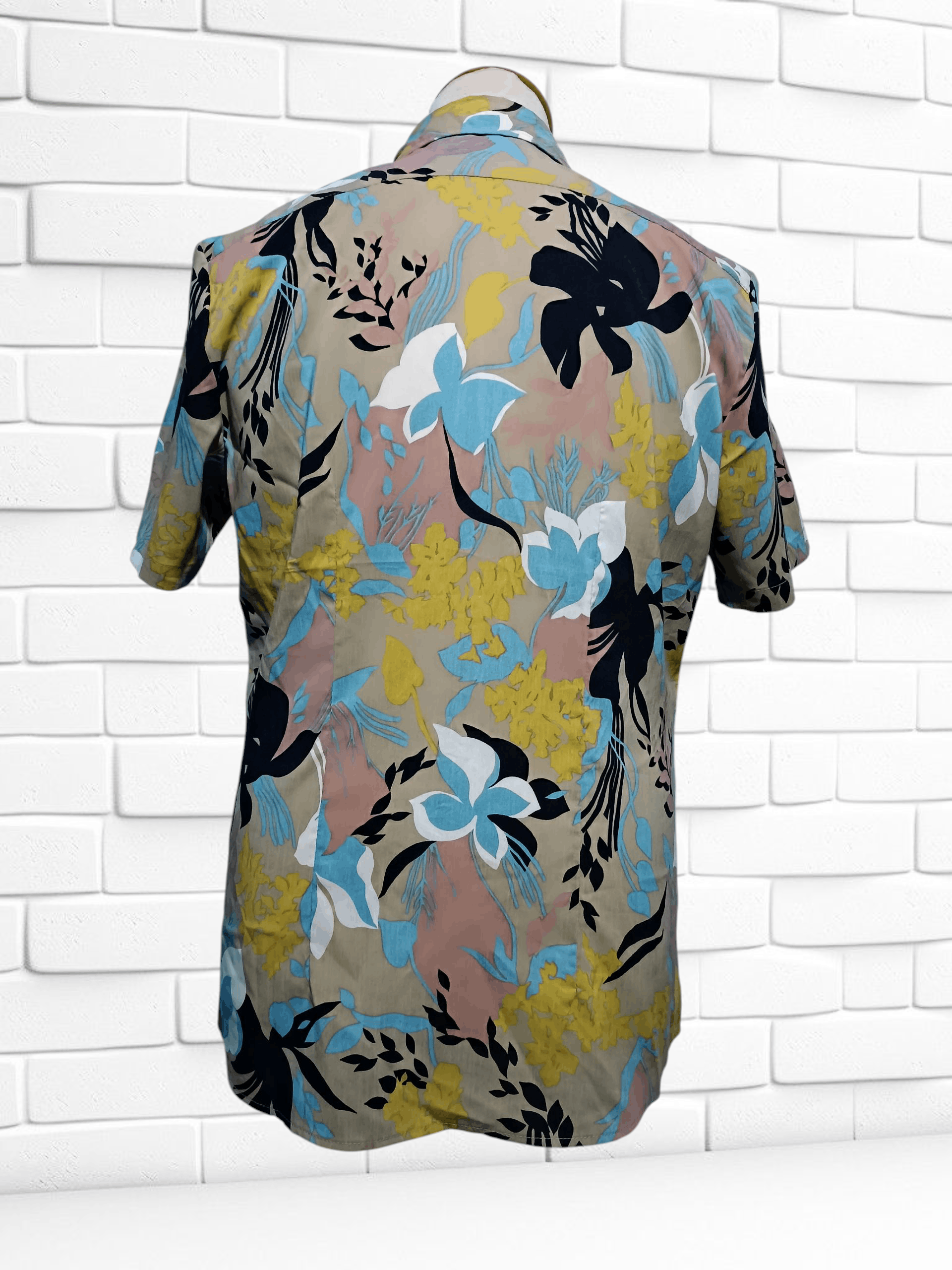 Tornado Mart Tornado Mart Flower Print Short Sleeve Shirt Size US M / EU 48-50 / 2 - 4 Thumbnail