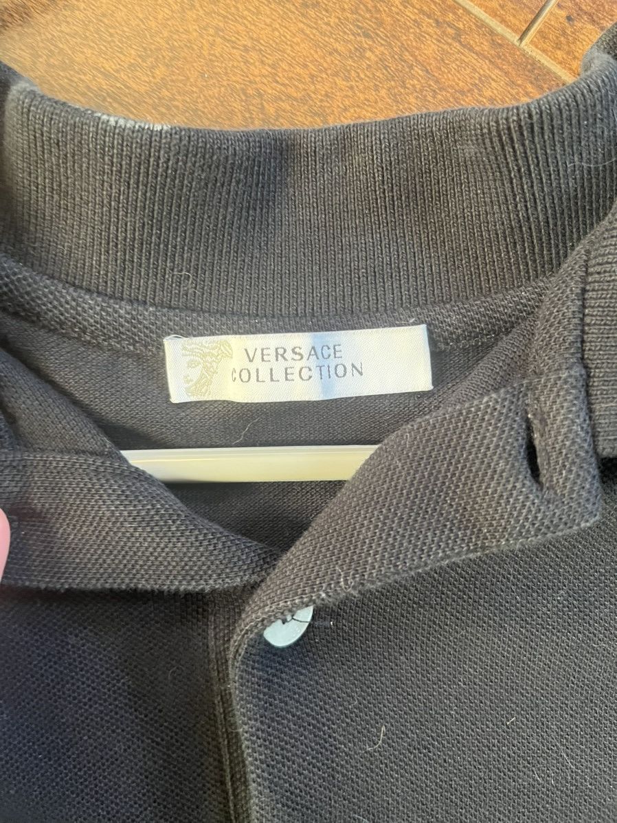 Versace Versace Black Polo Size US XL / EU 56 / 4 - 4 Thumbnail