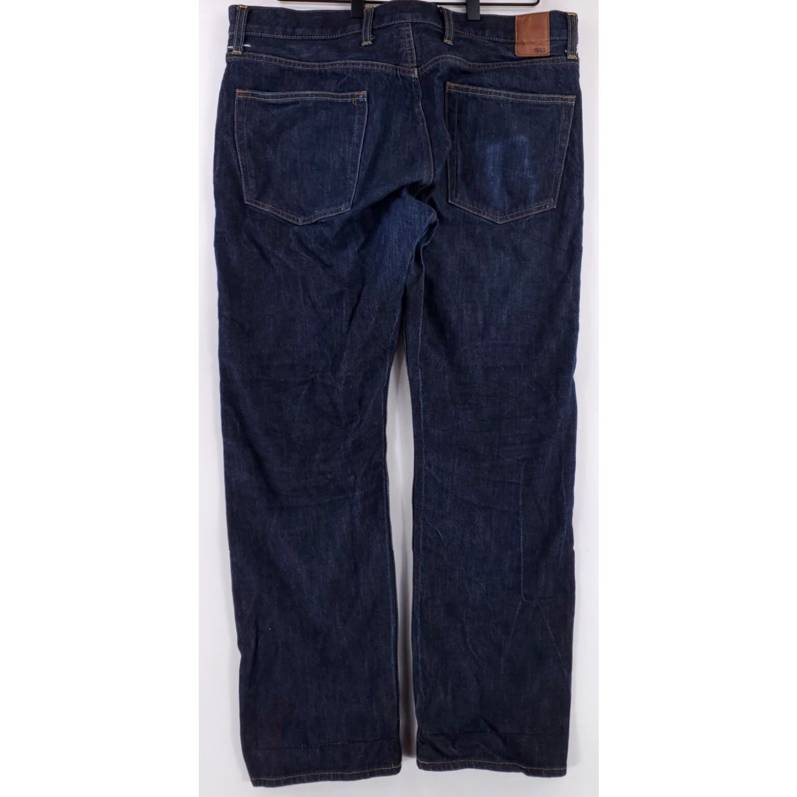 Gap VINTAGE Gap Selvedge Jeans Slim Fit Blue Button Fly Mens 39 x 30 Actual 30 Inseam Jeans Mens Blue Slim Fit Button Fly Gap 39 x 30 Actual Size US 39 - 5 Thumbnail