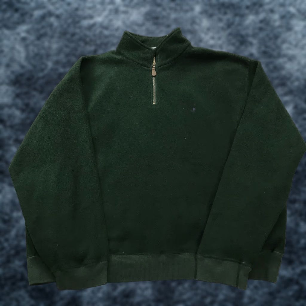 Polo Ralph Lauren VINTAGE Polo Ralph Lauren Jacket Mens XL Green 1/4 Zip Pony 90s Polo Ralph Lauren Jacket Mens XL Green 90s 1/4 Zip Pony Size US XL / EU 56 / 4 - 1 Thumbnail