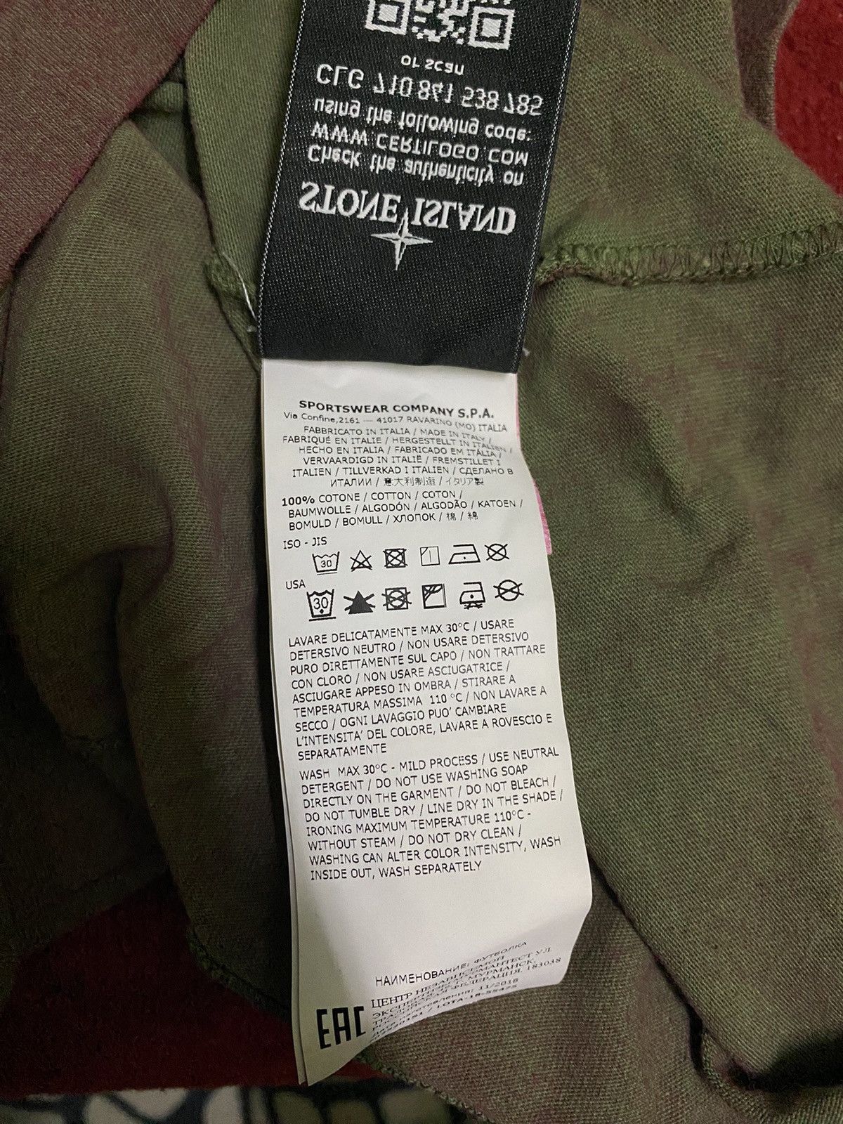Stone Island × Supreme Stone Island x Supreme Tee Size US M / EU 48-50 / 2 - 6 Thumbnail
