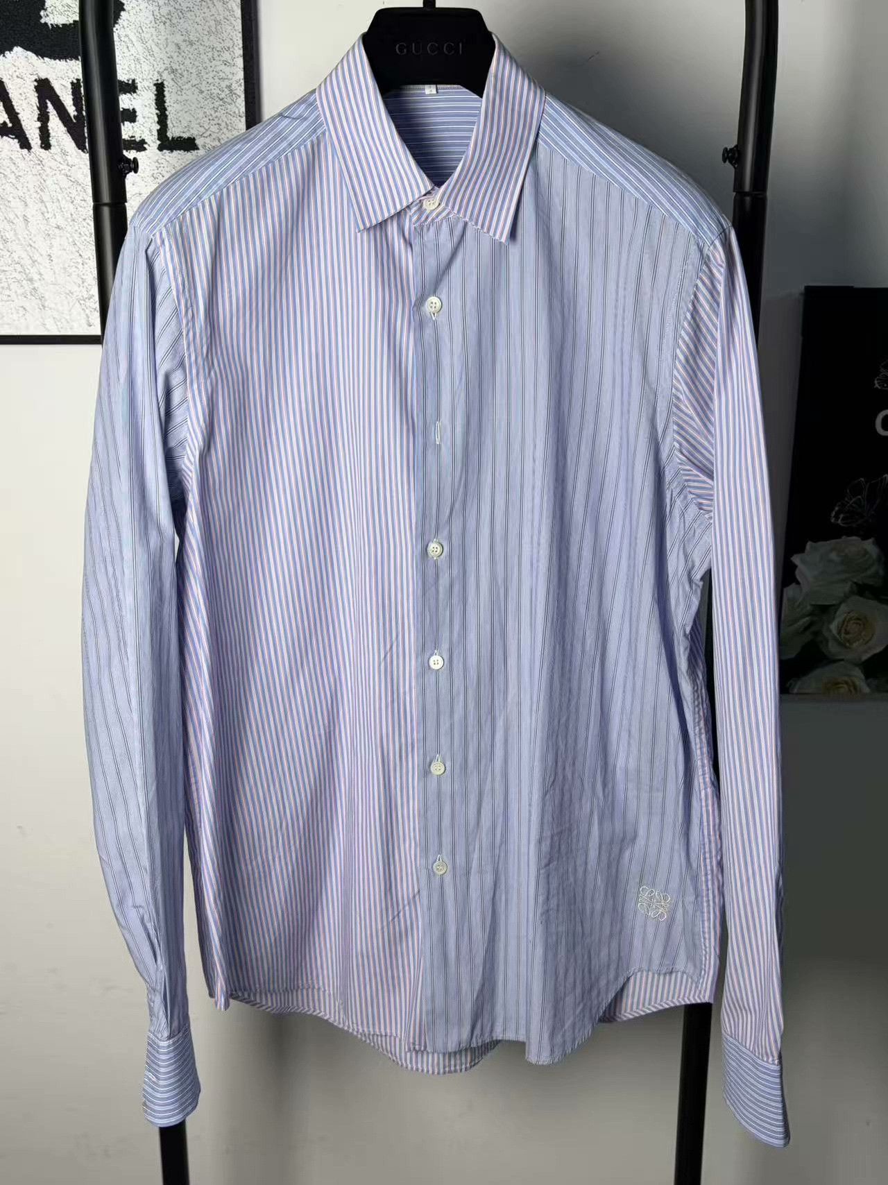 Loewe Loewe Retro White Shirt l Men Size US L / EU 52-54 / 3 - 1 Thumbnail