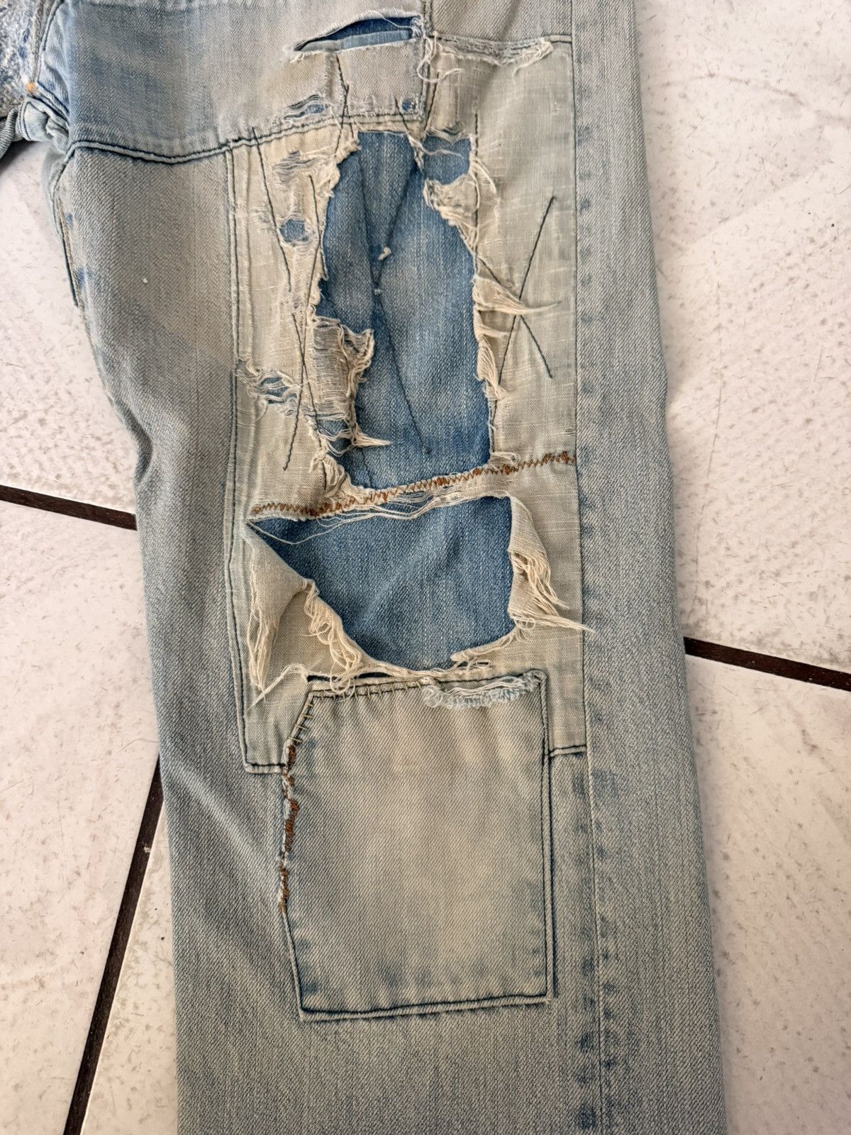 Blue Blue Japan Vintage Blue Blue Japanese denim Size US 32 / EU 48 - 2 Thumbnail
