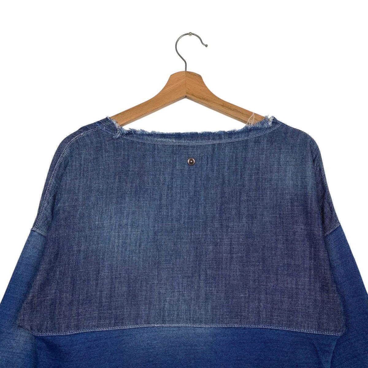 Diesel DIESEL Indigo Division Colorblock Sweatshirts #1756-C78 Size S / US 4 / IT 40 - 8 Thumbnail