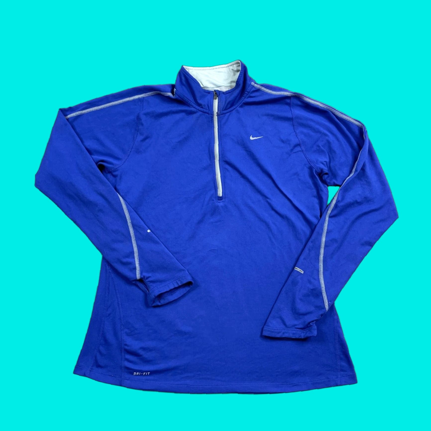 Nike Nike Sweater Women's Large Purple Long Sleeve Breathable Lightweight Performance Size L / US 10 / IT 46 - 1 Thumbnail