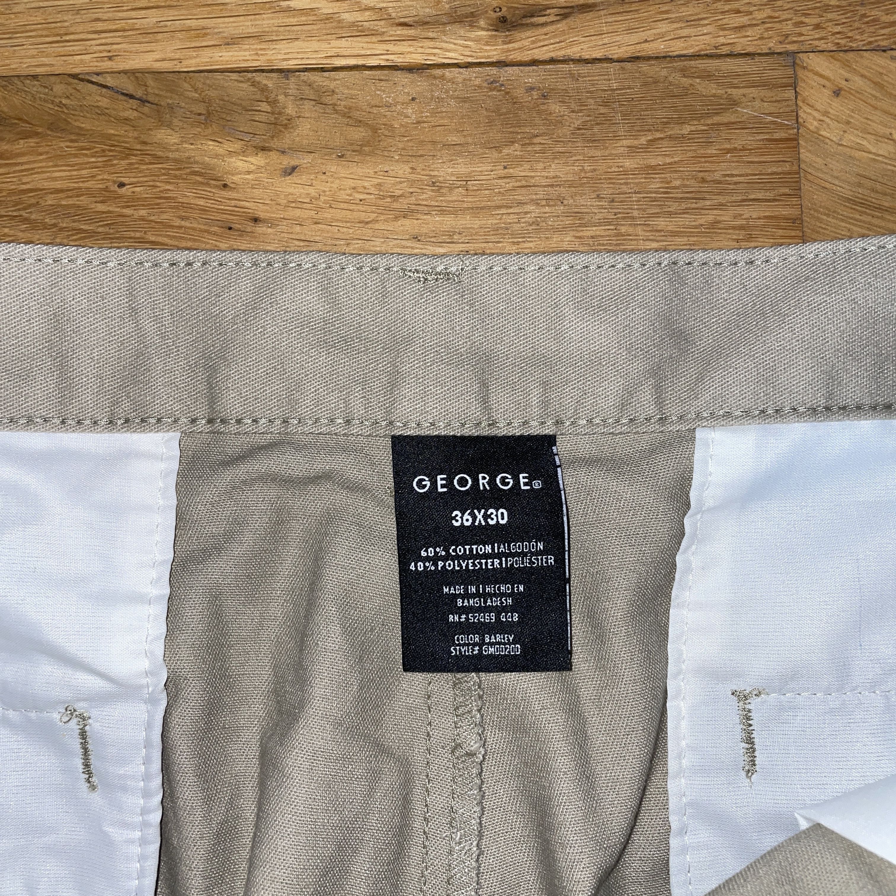George George Men's Fashionable Chinos Cotton W 36 L 30 - New Size US 36 / EU 52 - 3 Thumbnail