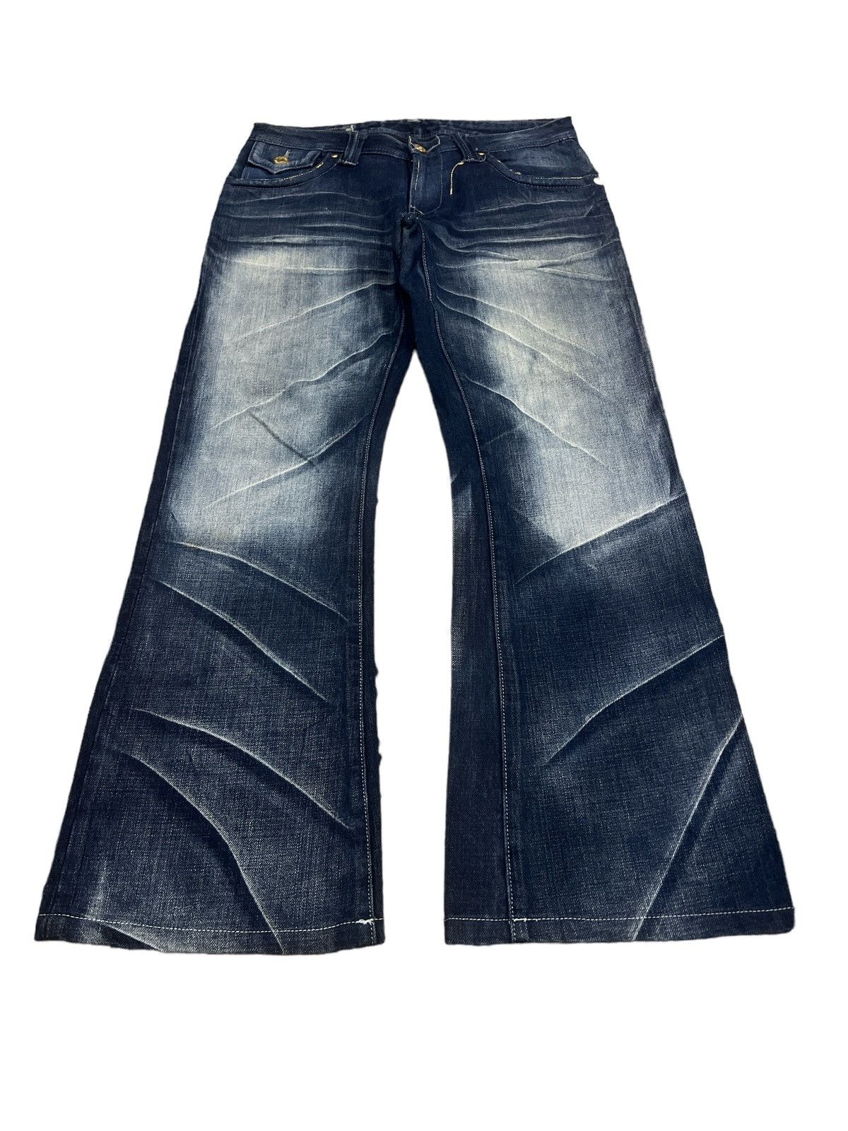 Hysteric Glamour FLARED💥ARMYOFNO DISTRESSED DENİM PANT Size US 31 - 4 Thumbnail