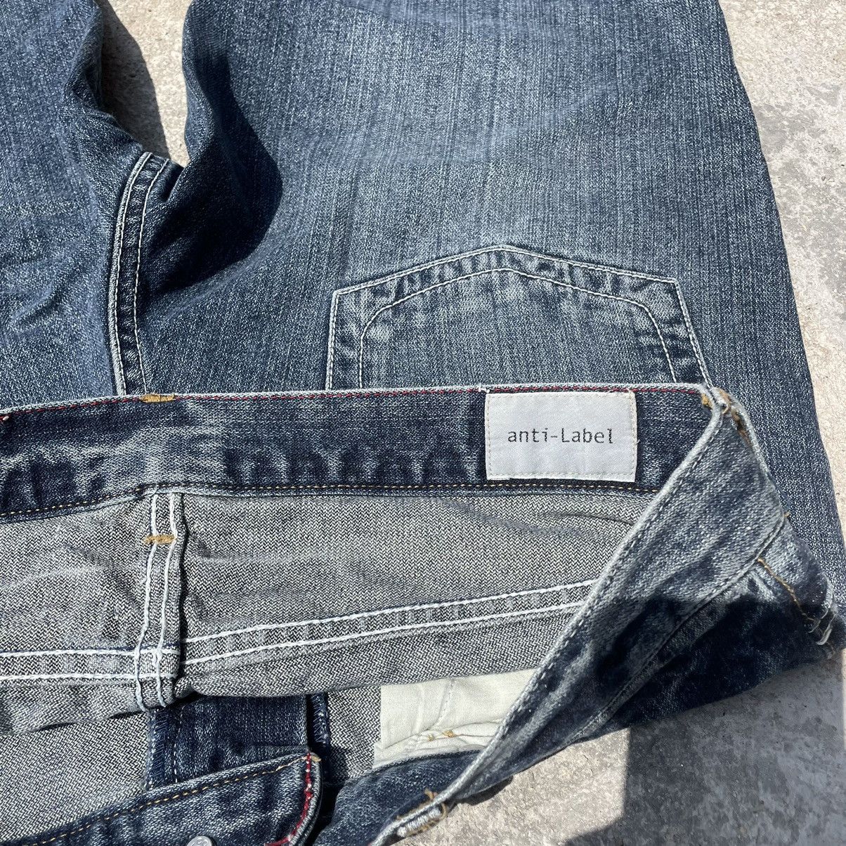 Japanese Brand “ANTI LABEL” DENIM SHORT/JEAN SHORT(JORT) Size US 34 / EU 50 - 4 Thumbnail